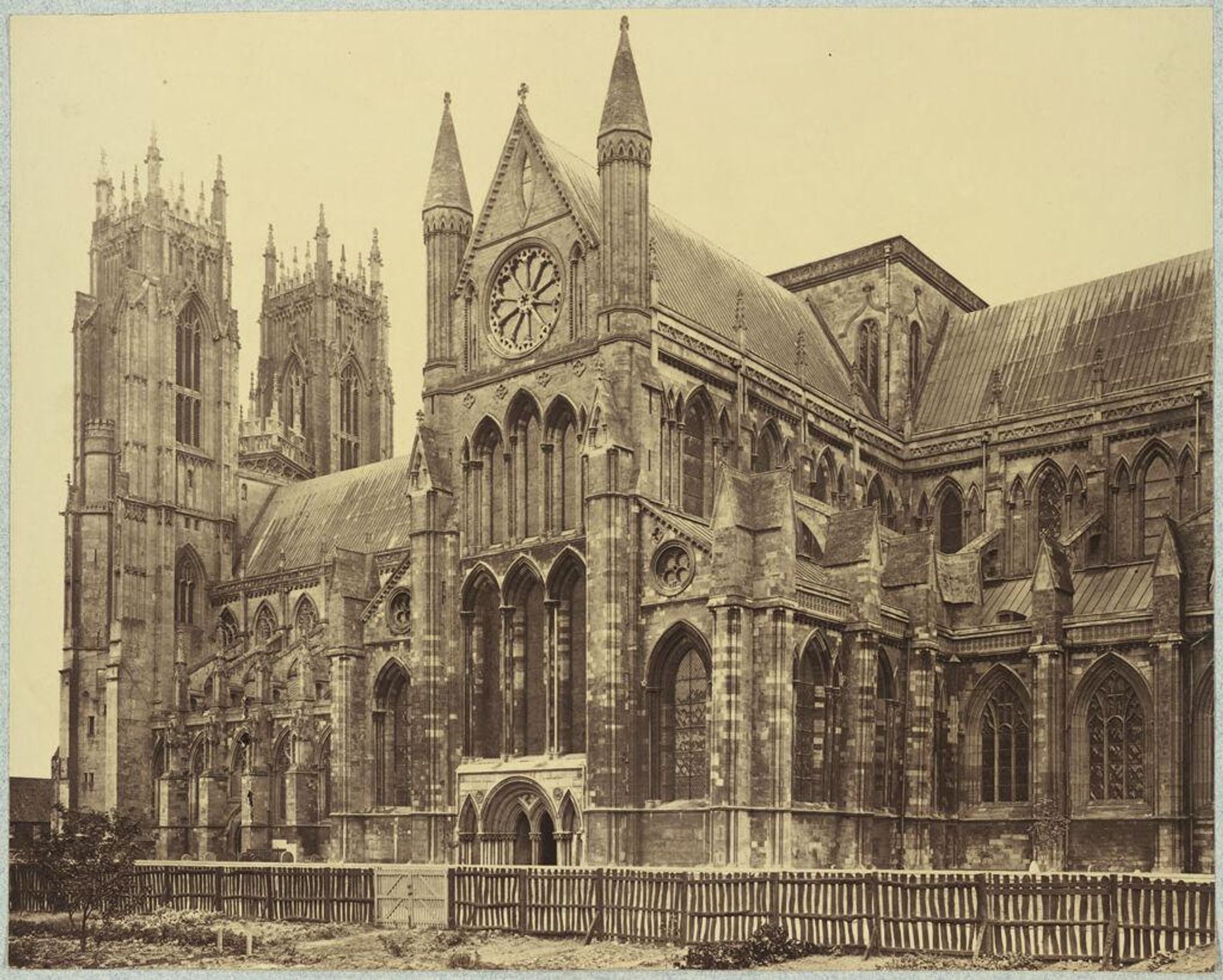 Beverley Minster (close up view) by Francis Bedford