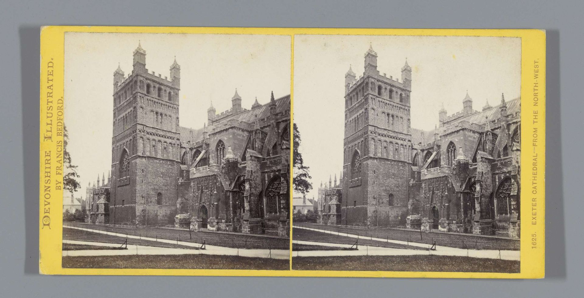 Exterieur van de Kathedraal van Exeter by Francis Bedford