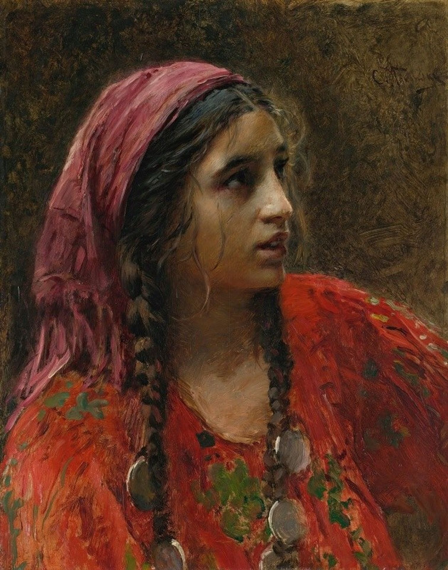 Gypsy by Konstantin Egorovich Makovsky