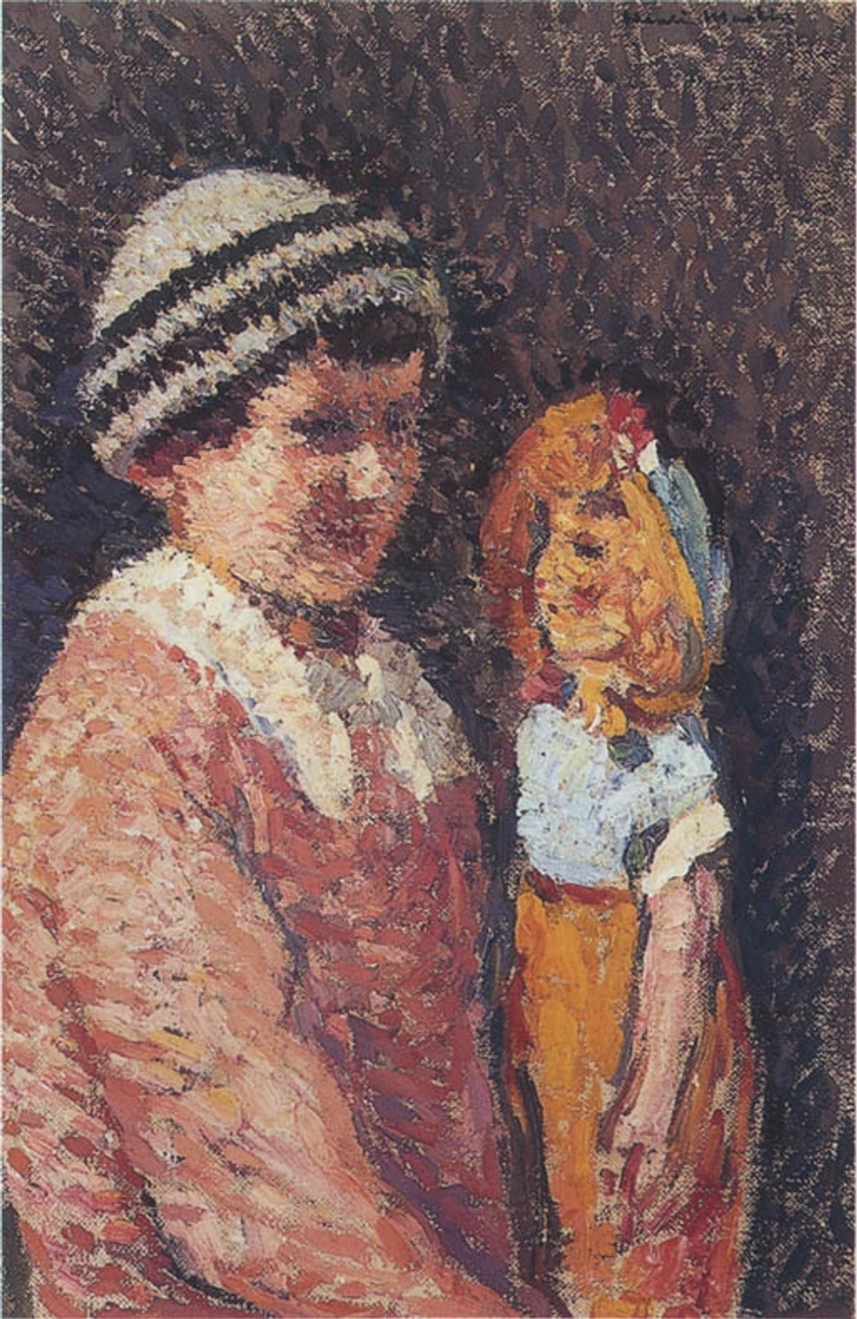 Young Girl with Doll by Henri Martin
