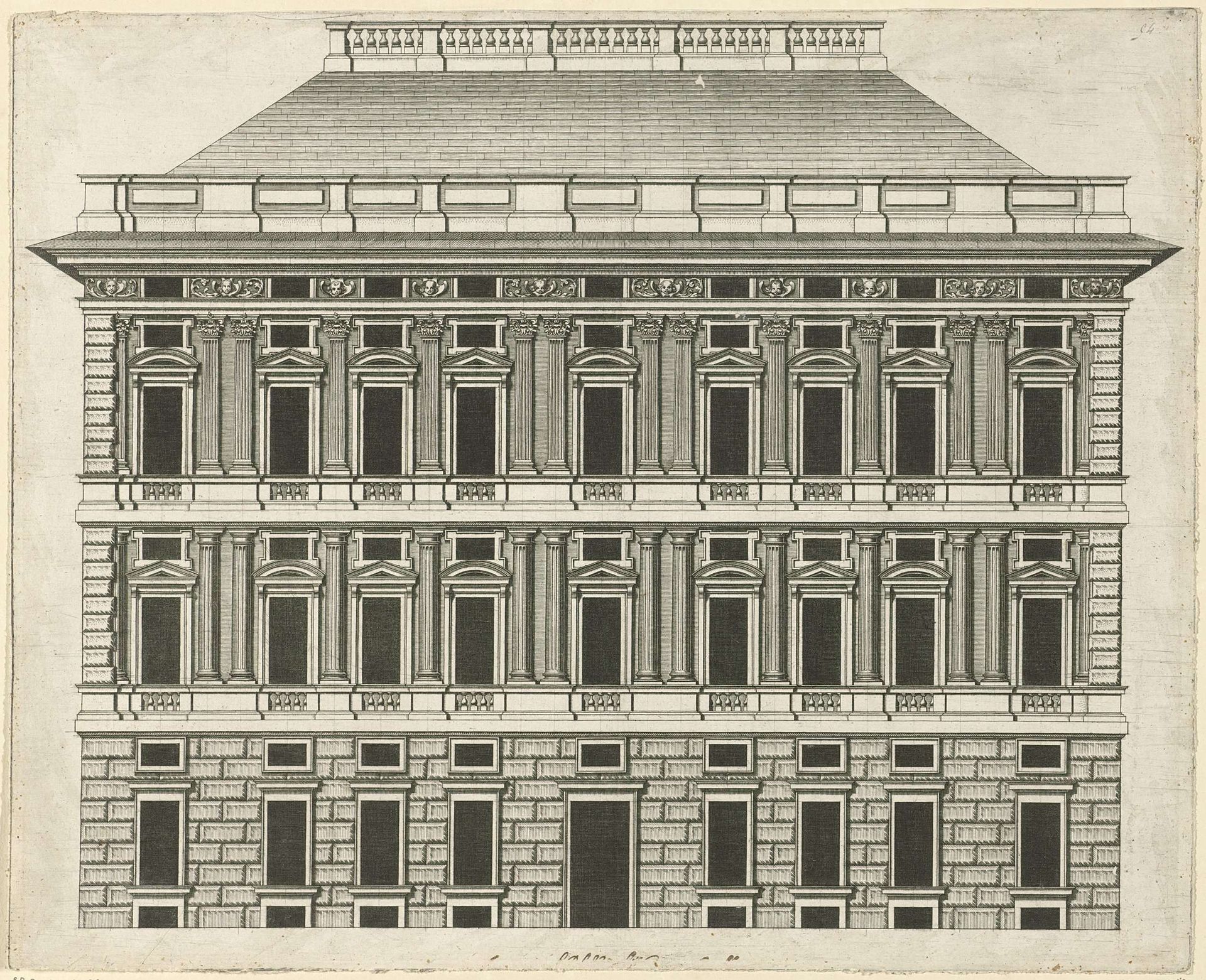 Palazzo Patrone by Nicolaes Ryckmans