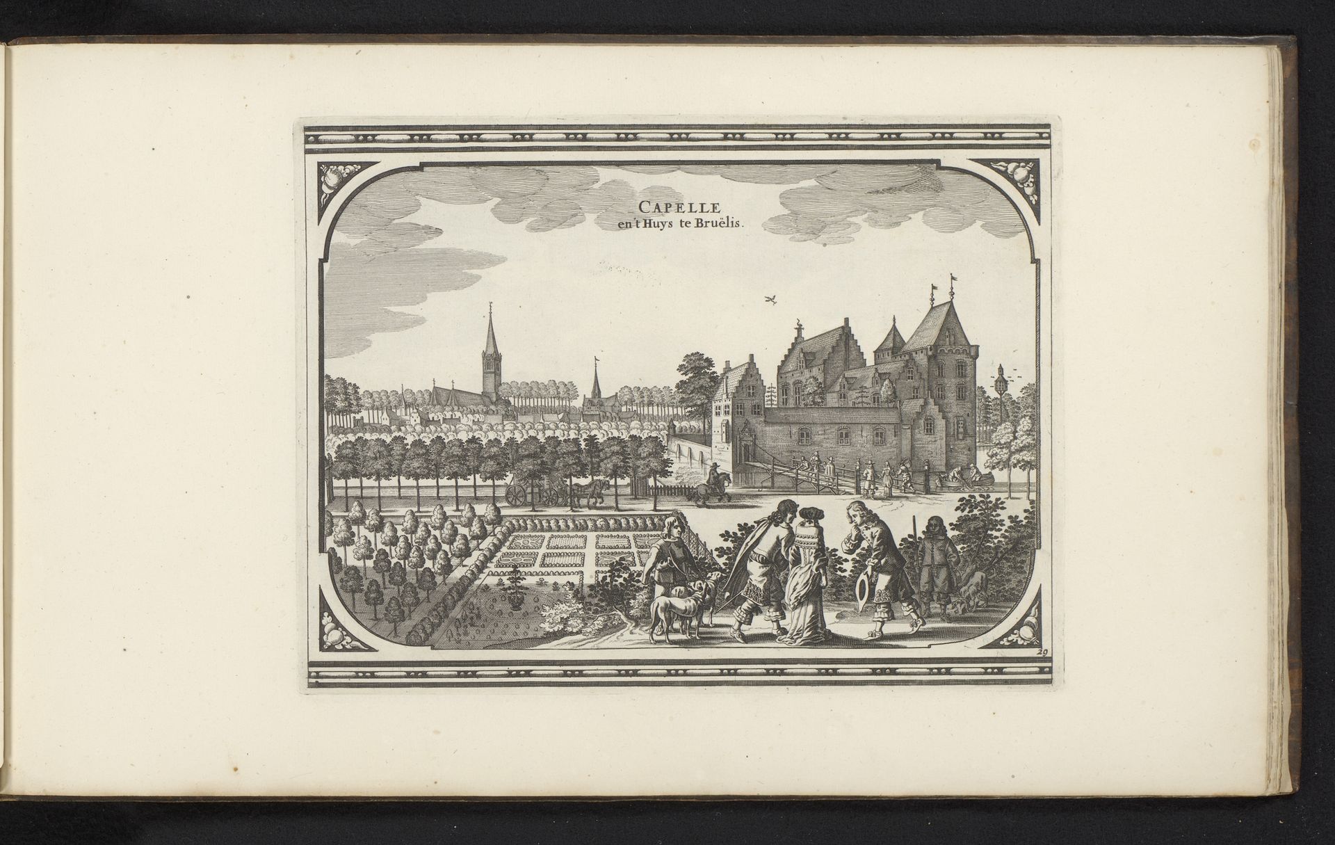 Gezicht op kasteel Bruëlis by Pieter Hendricksz. Schut