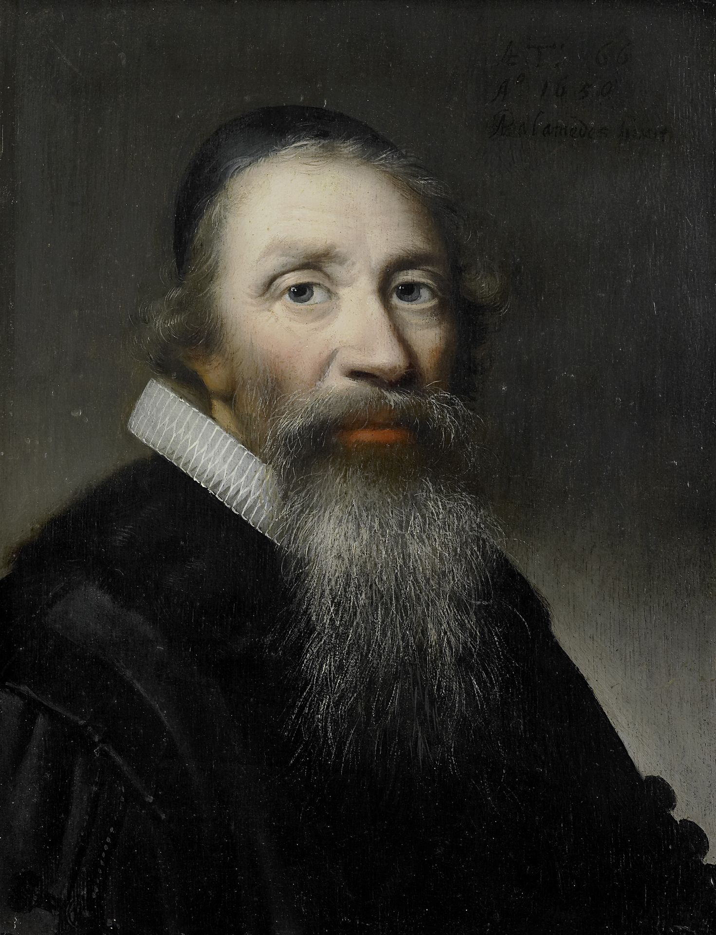 Portrait of a Man, probably a Clergyman by Anthonie Palamedesz.