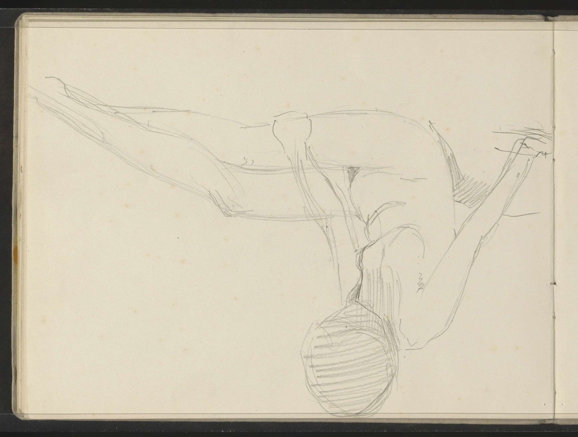Seated Female Nude by Ferdinand Oldewelt
