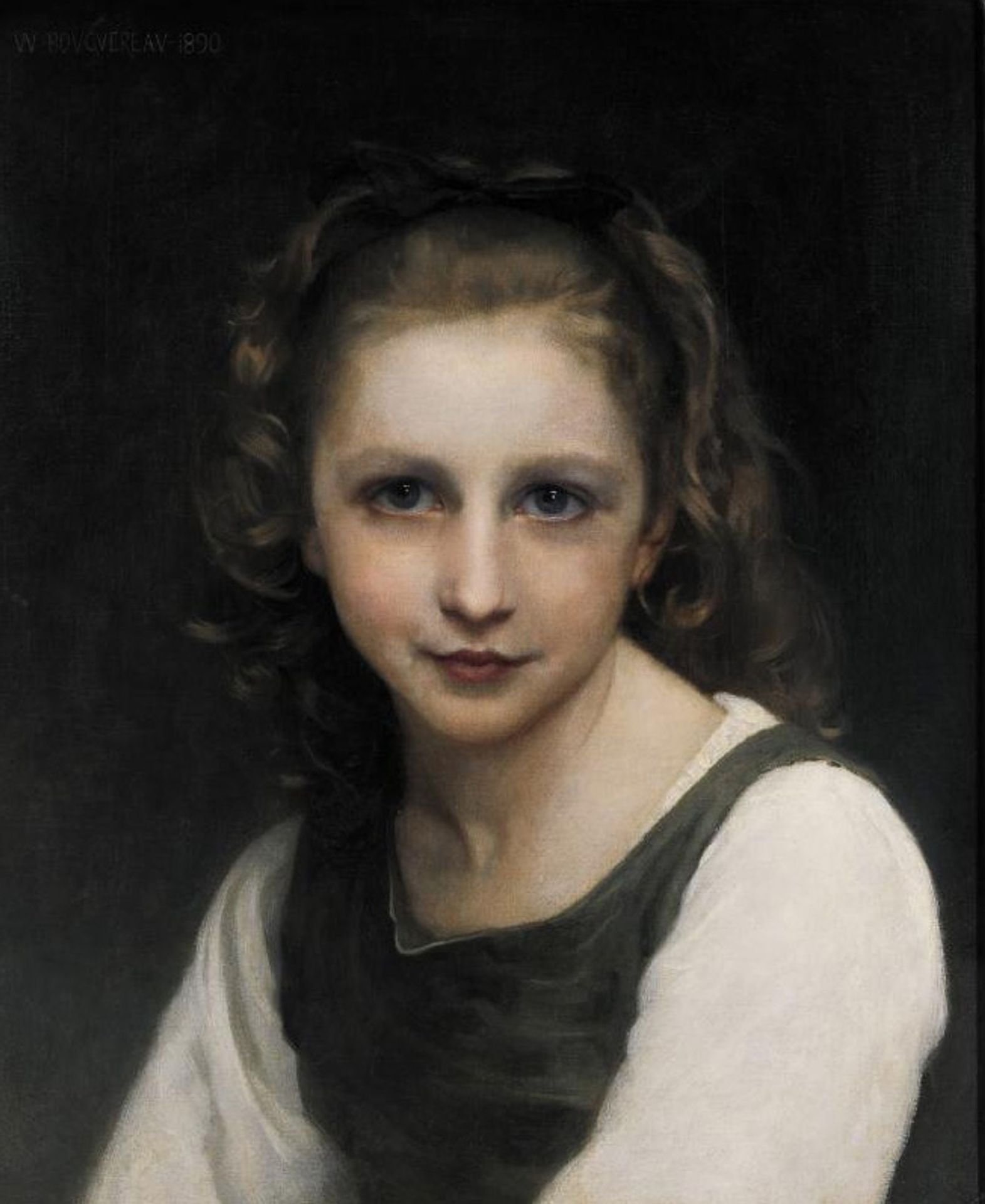 Portrait of a Young Girl by William Bouguereau
