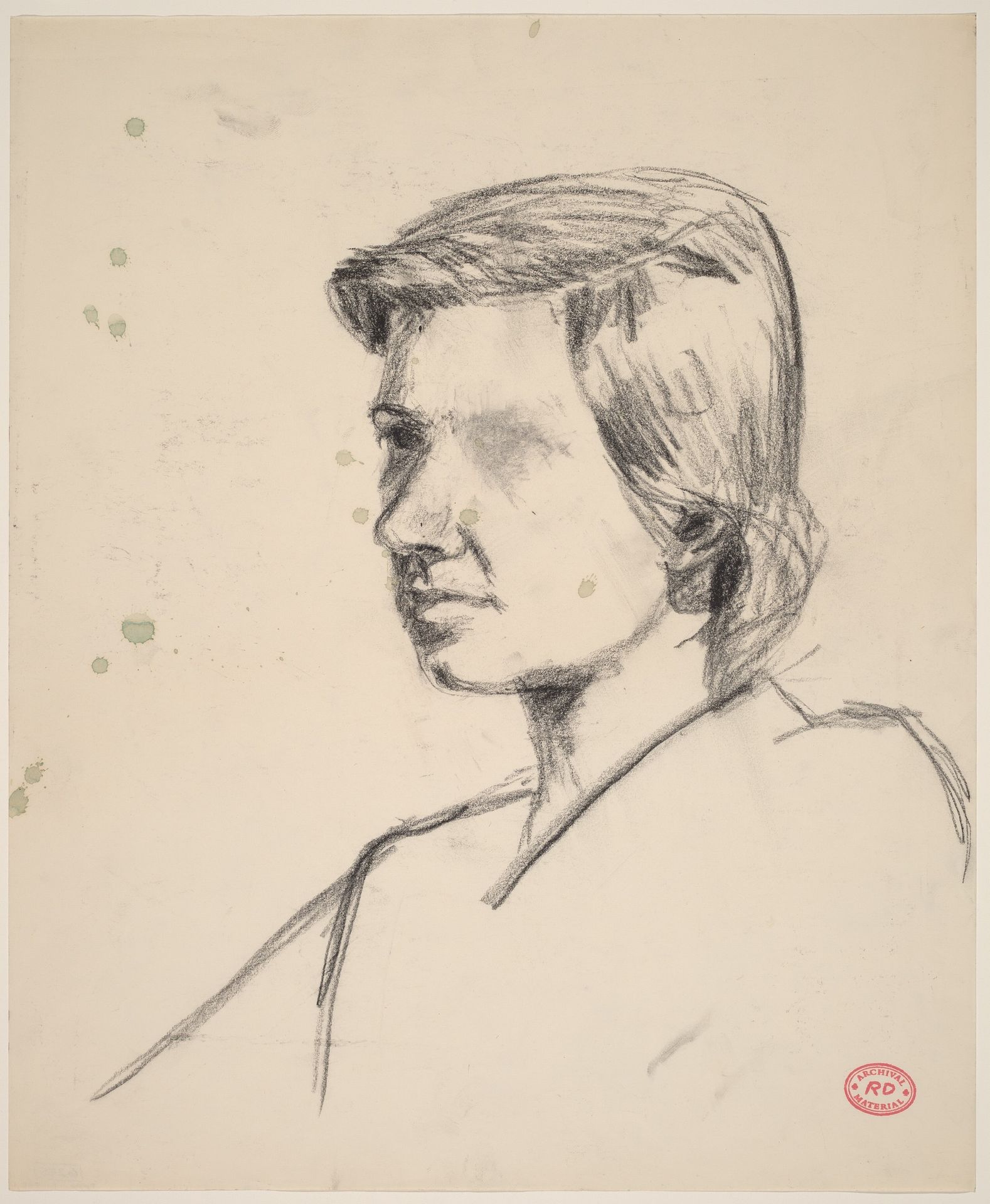Untitled [portrait] by Richard Diebenkorn