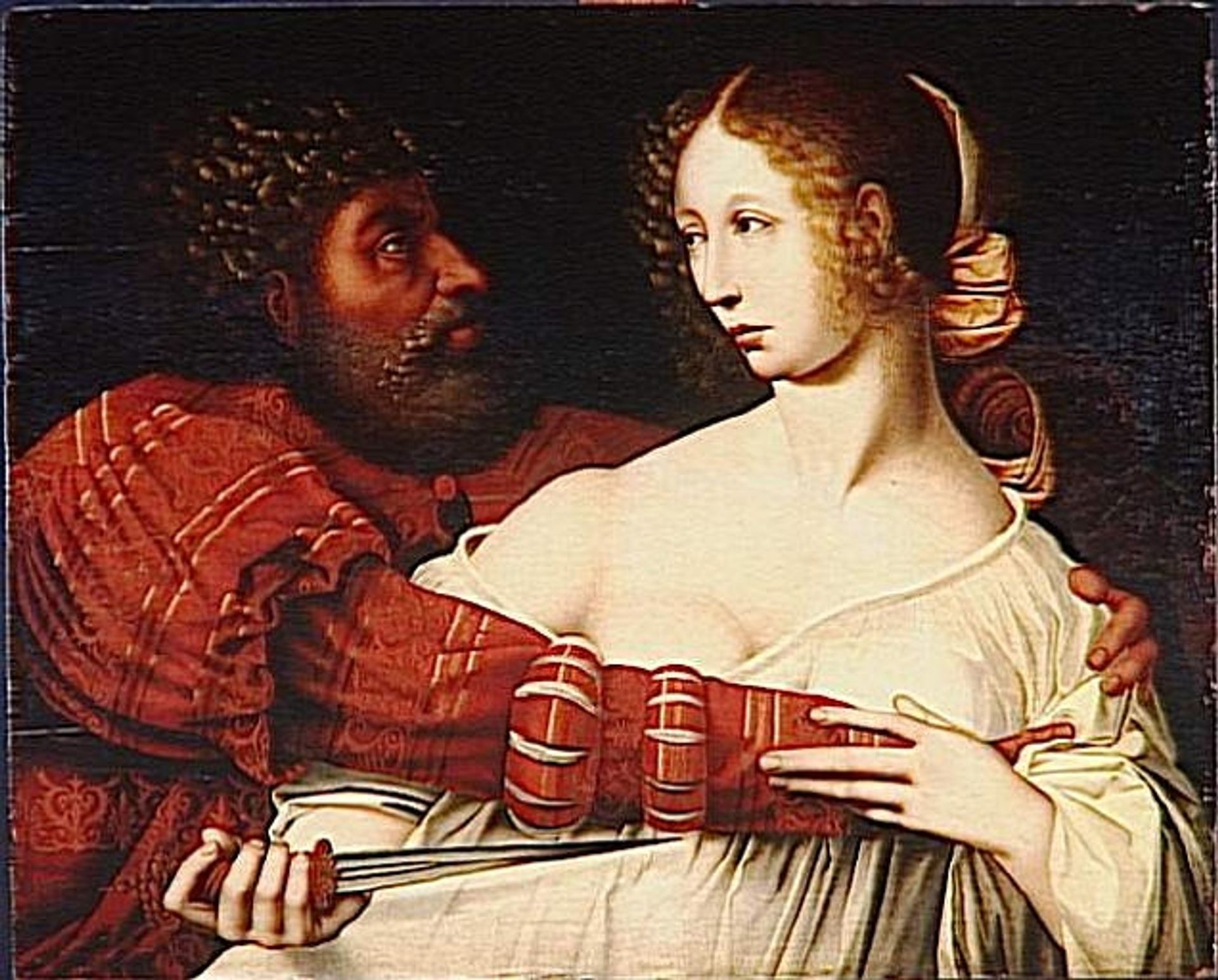 Tarquin and Lucretia by Jan van Hemessen