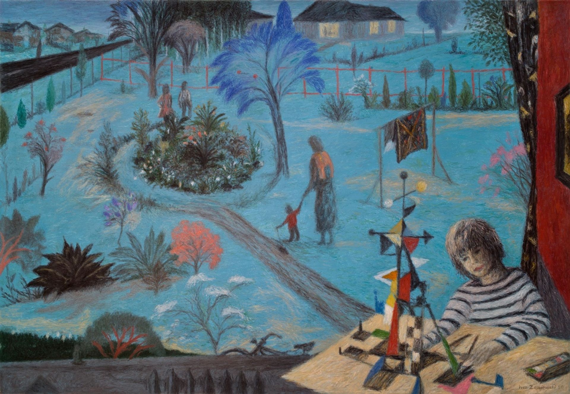 Spring Evening by Iwo Zaniewski