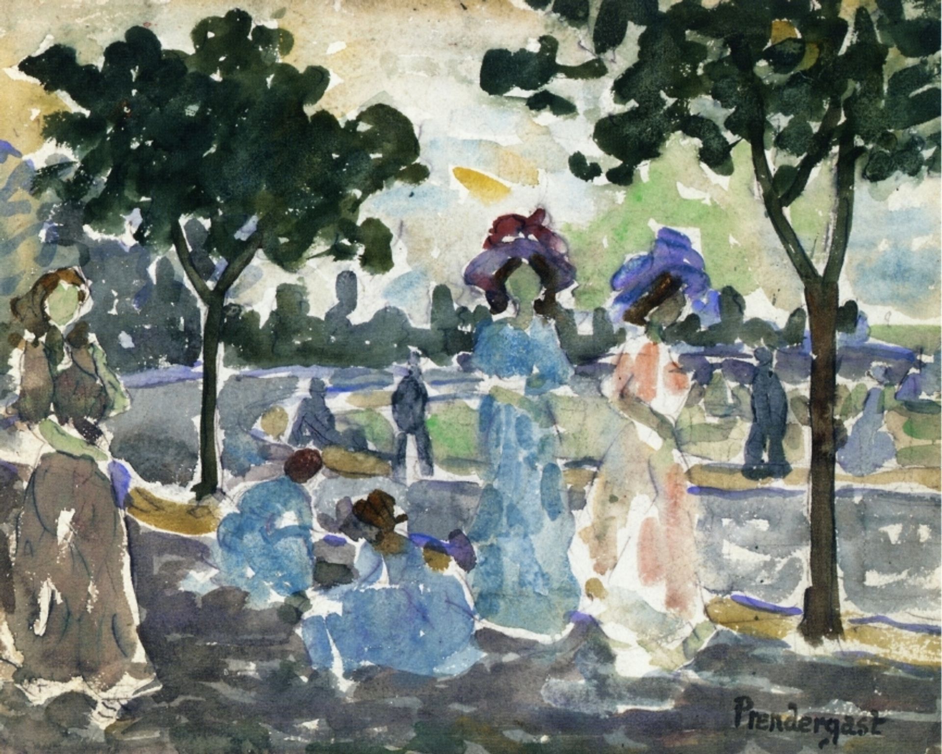 Road to the Shore by Maurice Prendergast