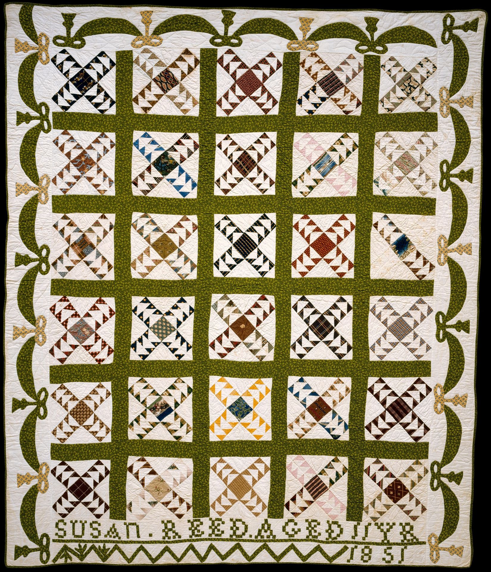 Wild Goose Chase Quilt by Susan Reed Ruddick