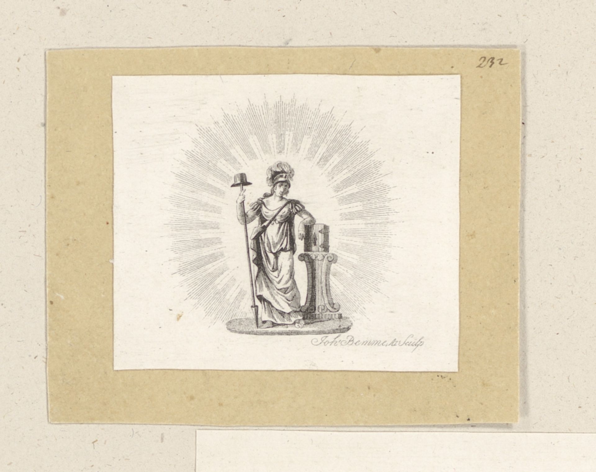 Personificatie van de goddelijke vrijheid by Joannes Bemme