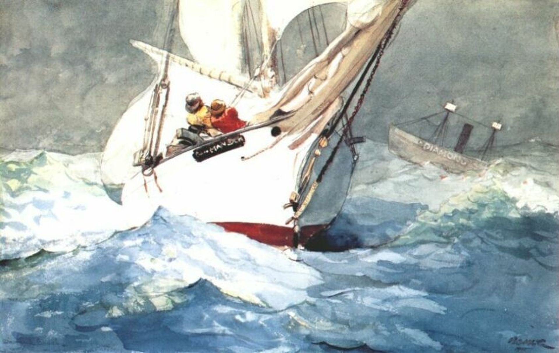 Diamond shoal by Winslow Homer