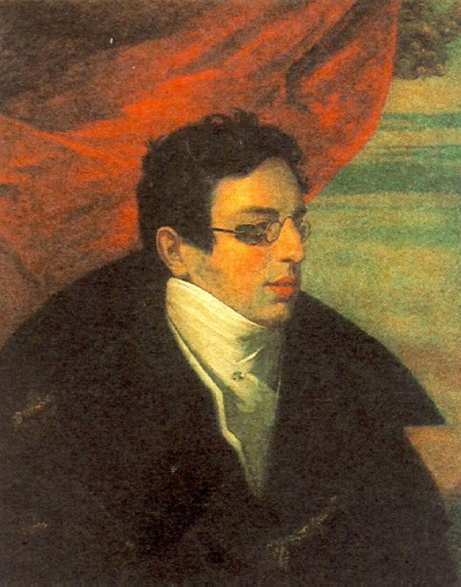 Nikolay Ivanovich Gnedich by Orest Kiprensky