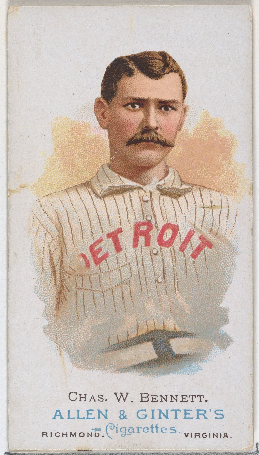 Charles W. Bennett, Baseball Player, from World's Champions, Series 1 (N28) for Allen & Ginter Cigarettes by Allen & Ginter