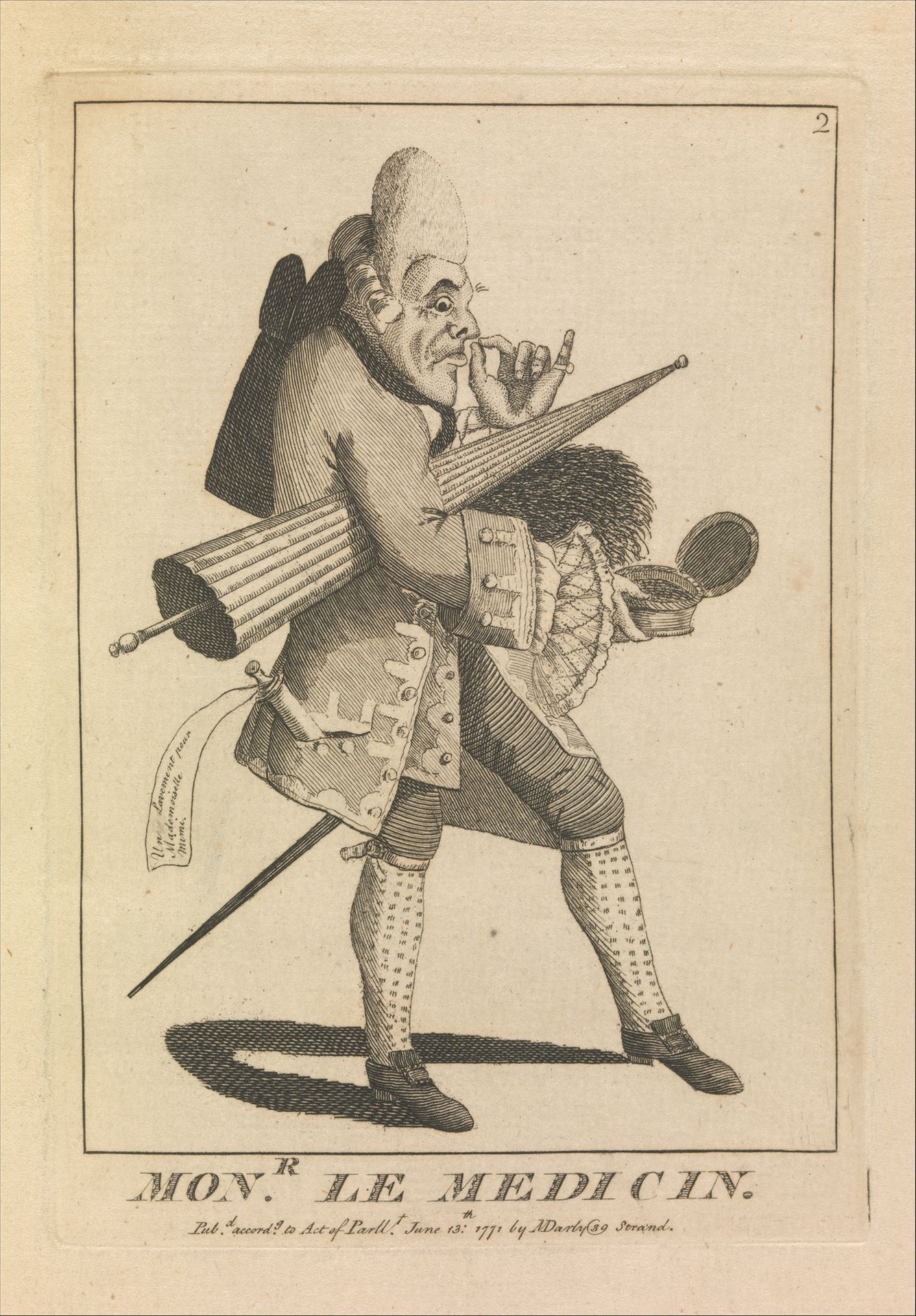 Monsieur Le Medicin by Henry William Bunbury