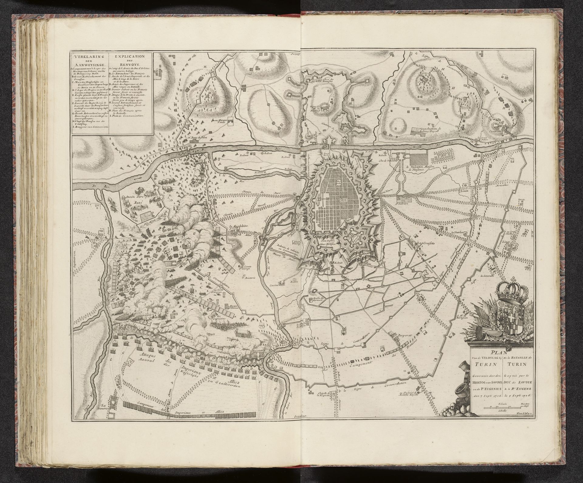 Ontzet van Turijn, 1706 by Anonymous