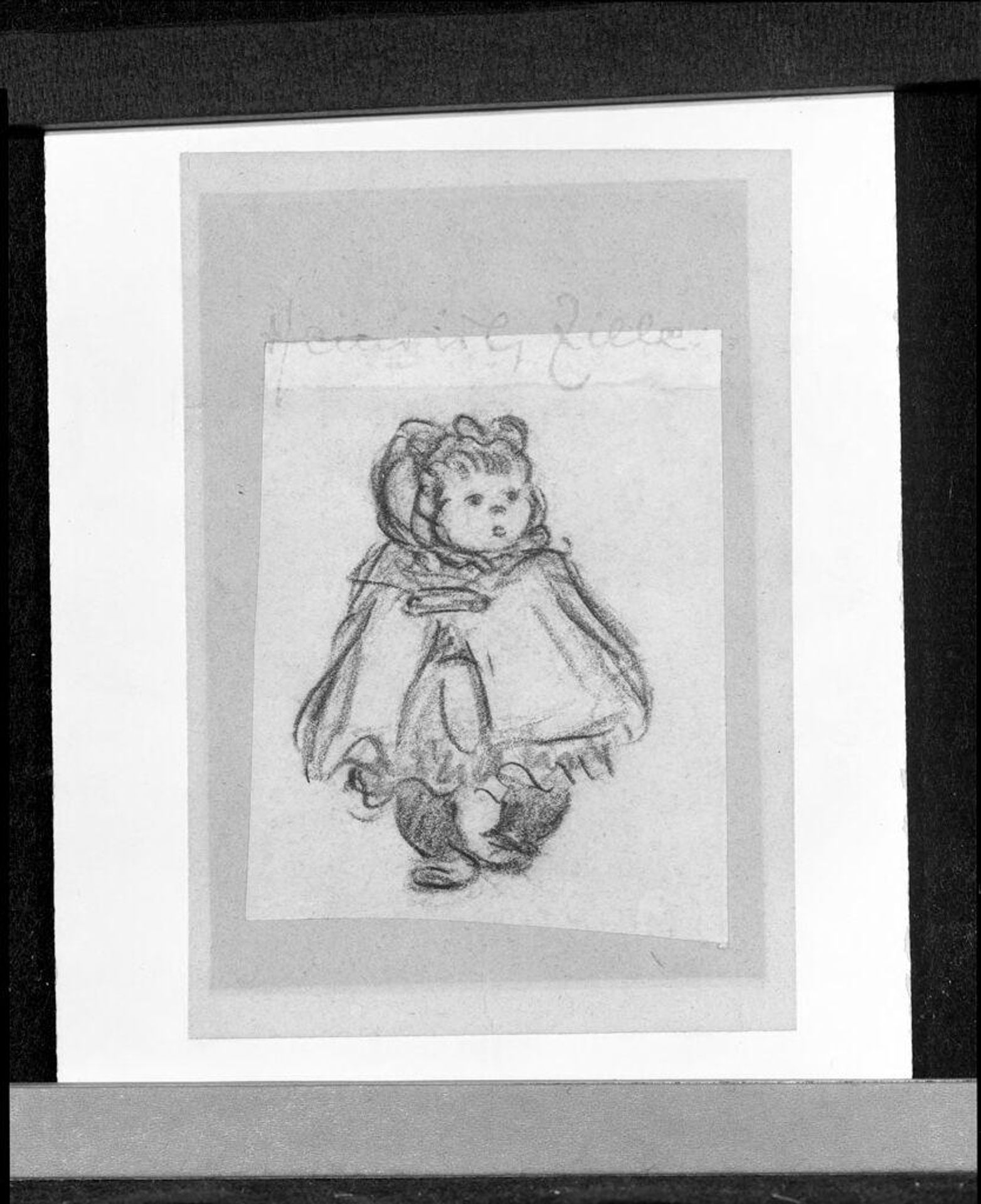 Study of a Standing Girl by Heinrich Zille