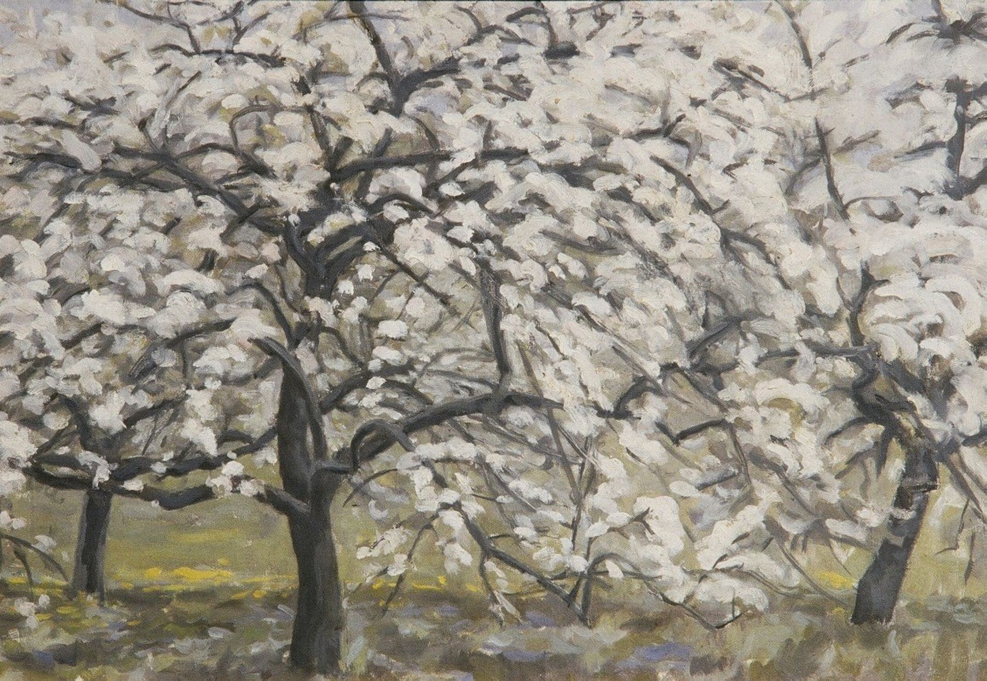 Blühende Obstbäume by Walther Gamerith