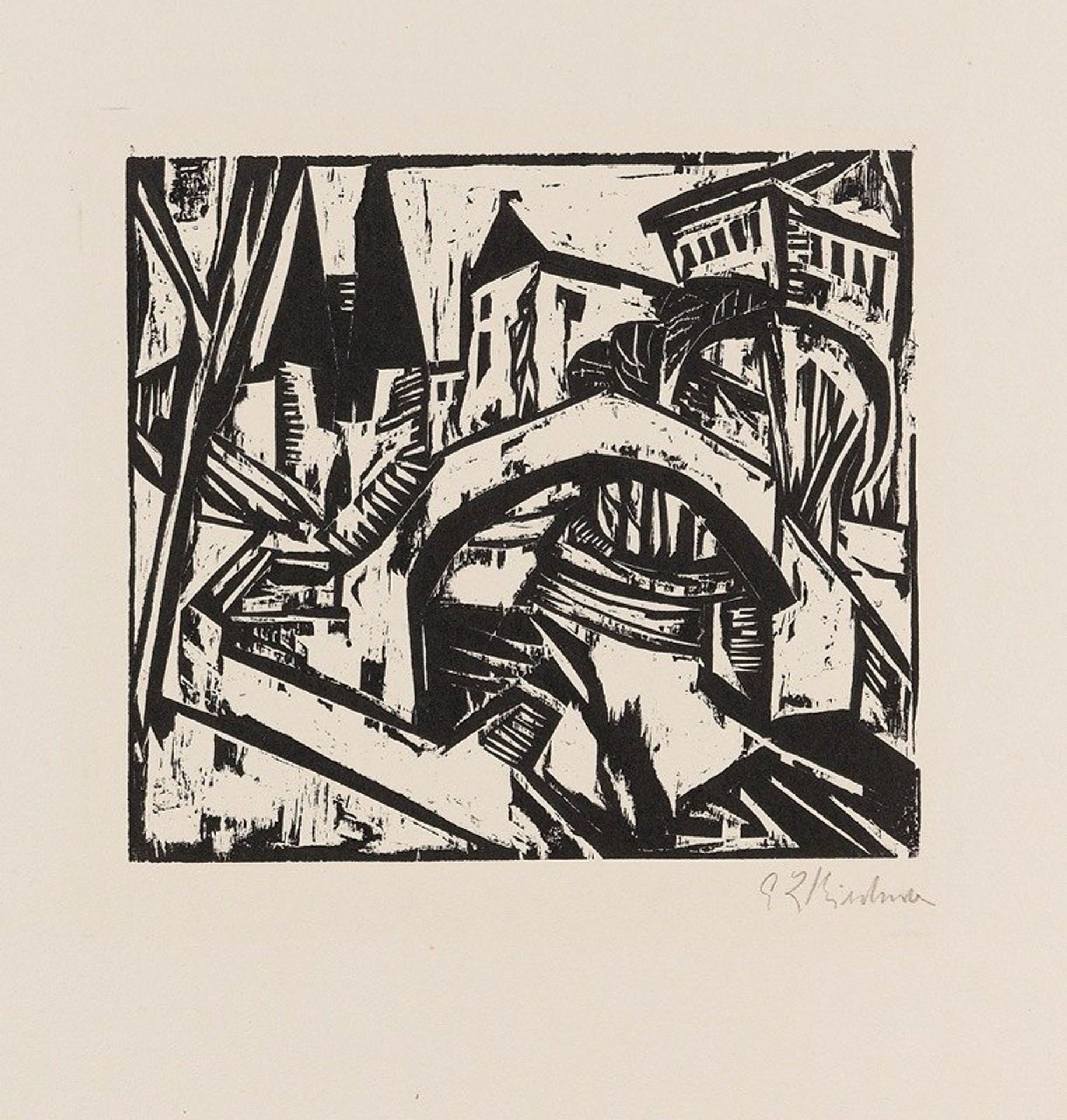 Elisabeth-Ufer by Ernst Ludwig Kirchner