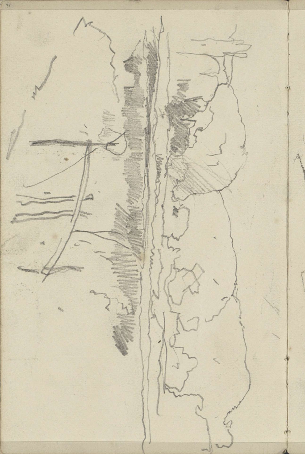 Landschap by George Hendrik Breitner