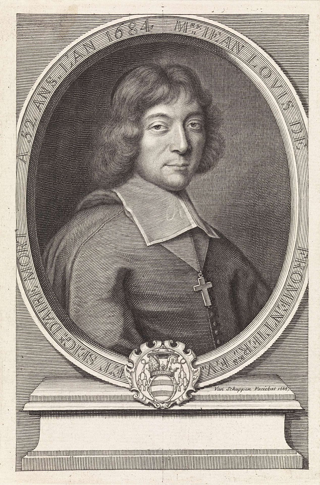 Portret van Jean Louis de Fromentières by Pieter van Schuppen