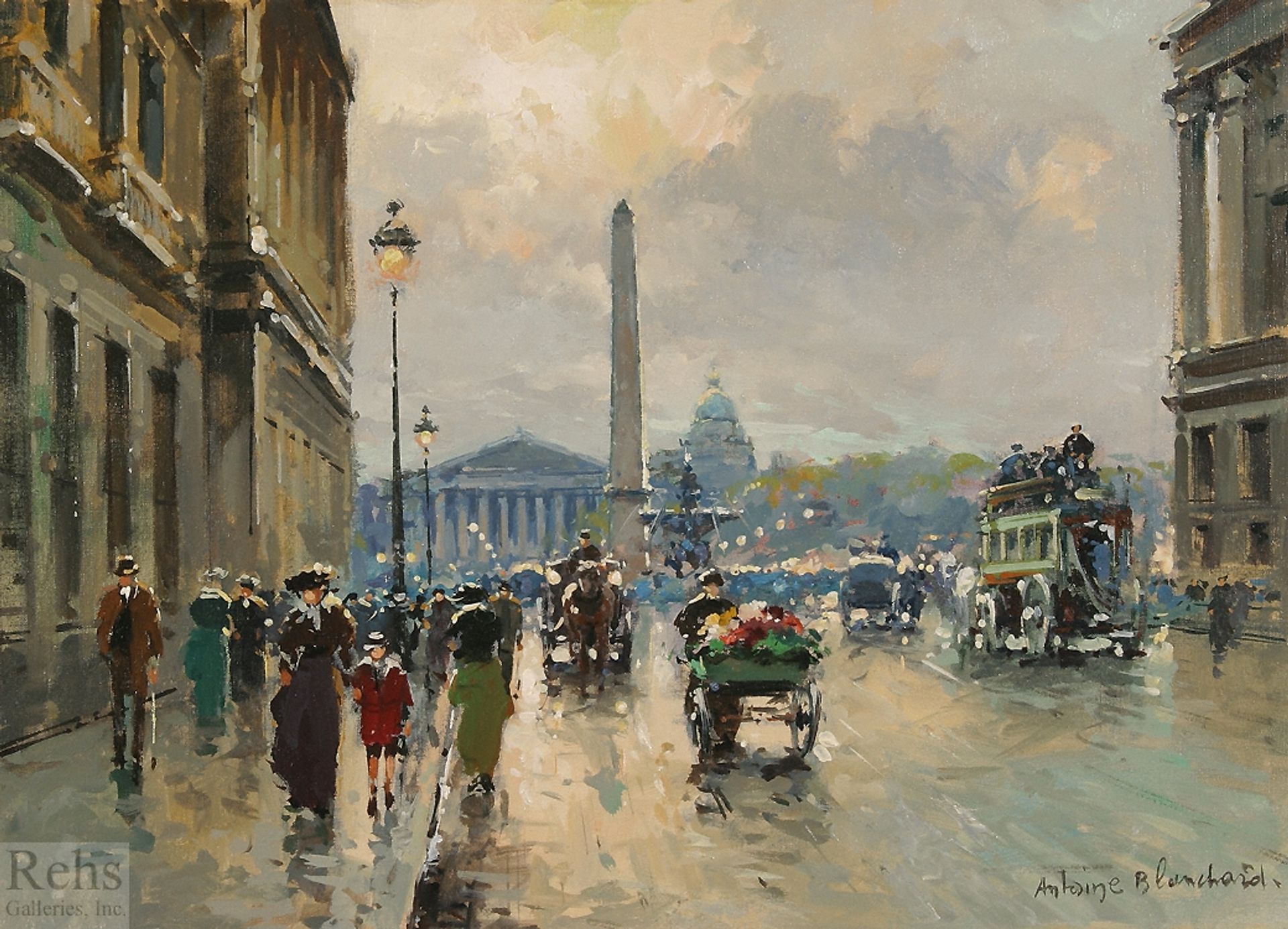 Place de la Concorde by Antoine Blanchard
