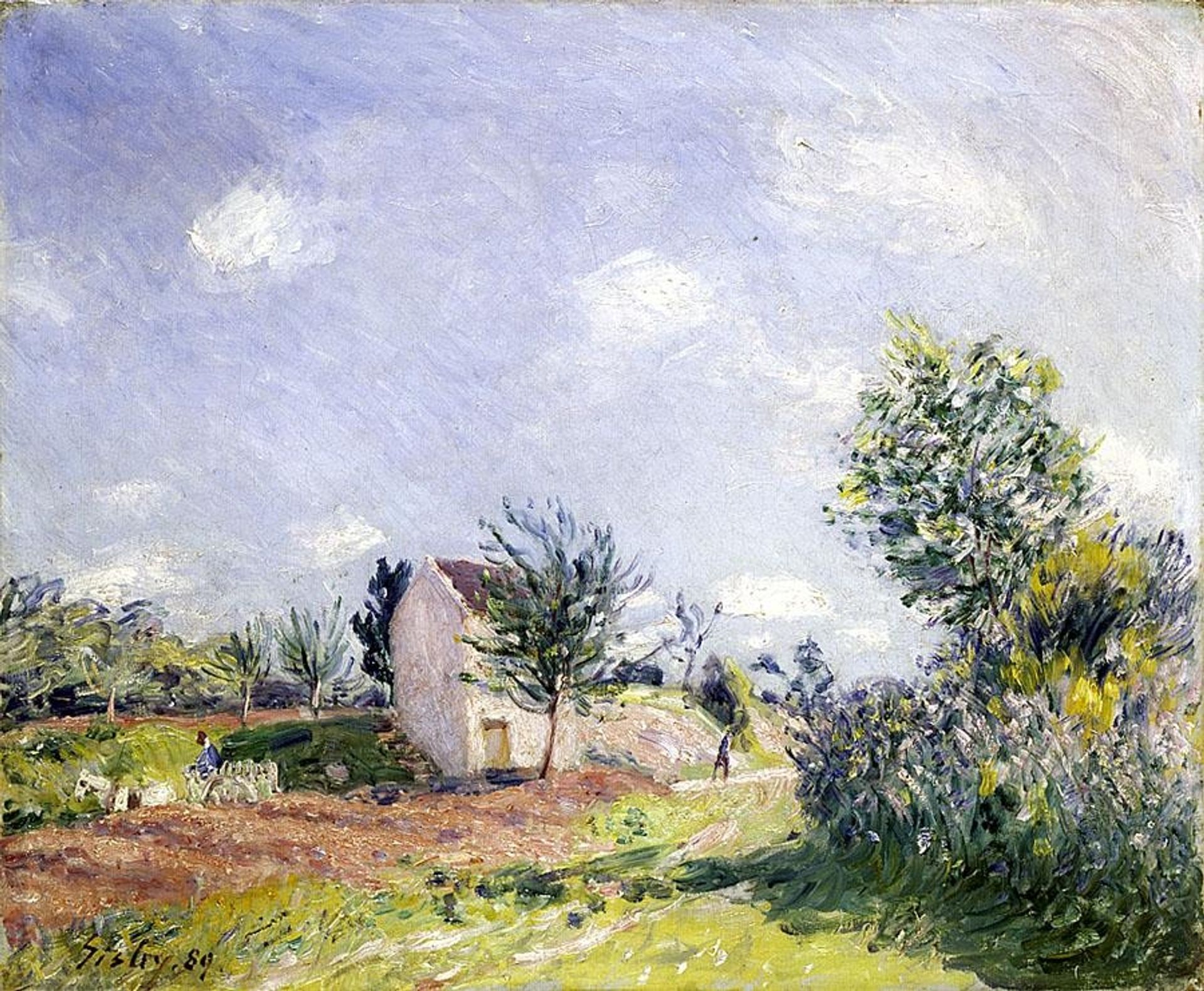 Springtime by Alfred Sisley