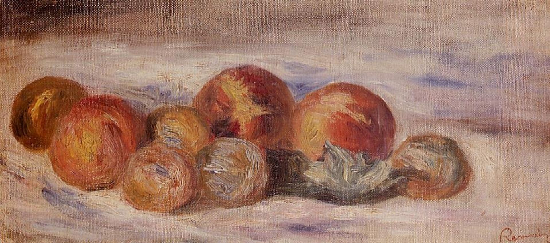Still Life with Peaches by Pierre-Auguste Renoir