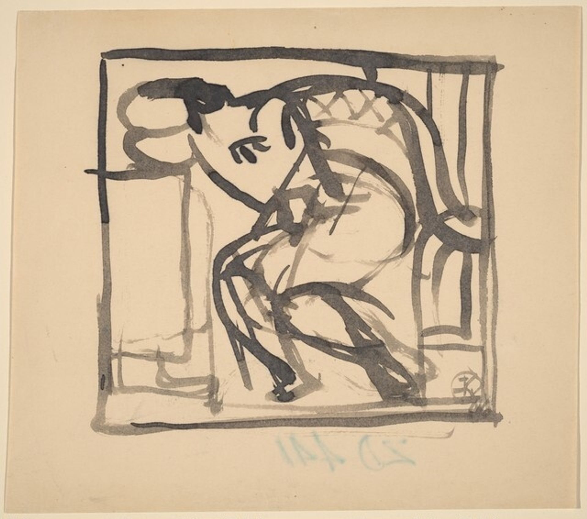 Figure Study by Franz Kline
