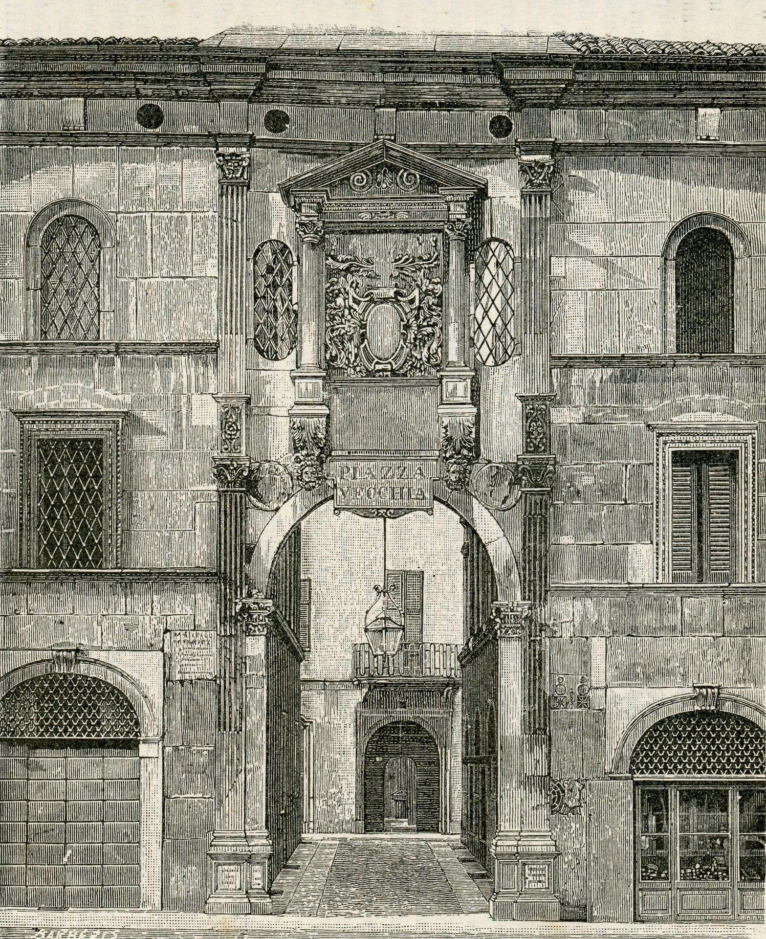 Porta O Arco E Finta Finestra Del Monte Di Pietà by Giuseppe Barberis