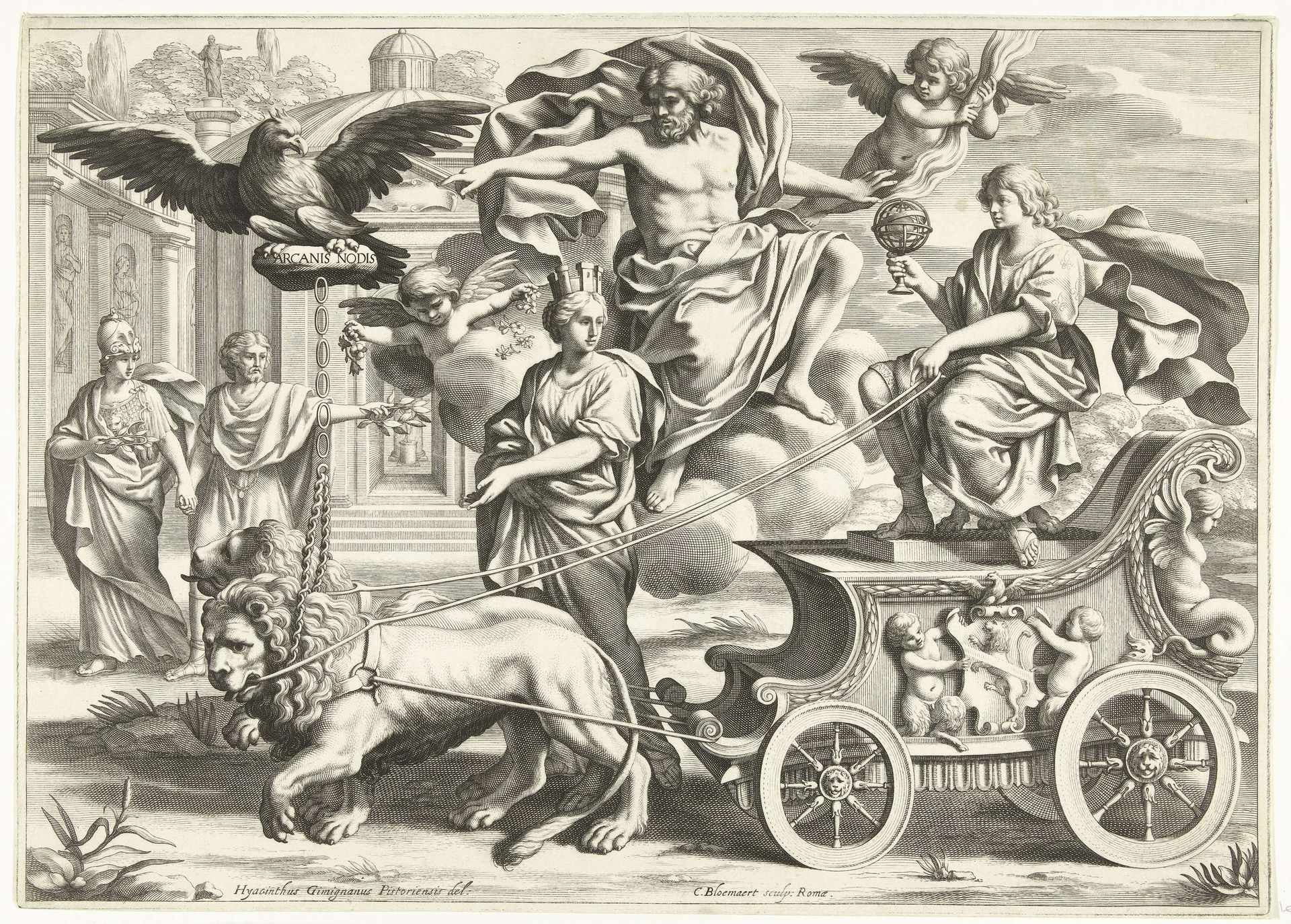 Cybele by Cornelis Bloemaert