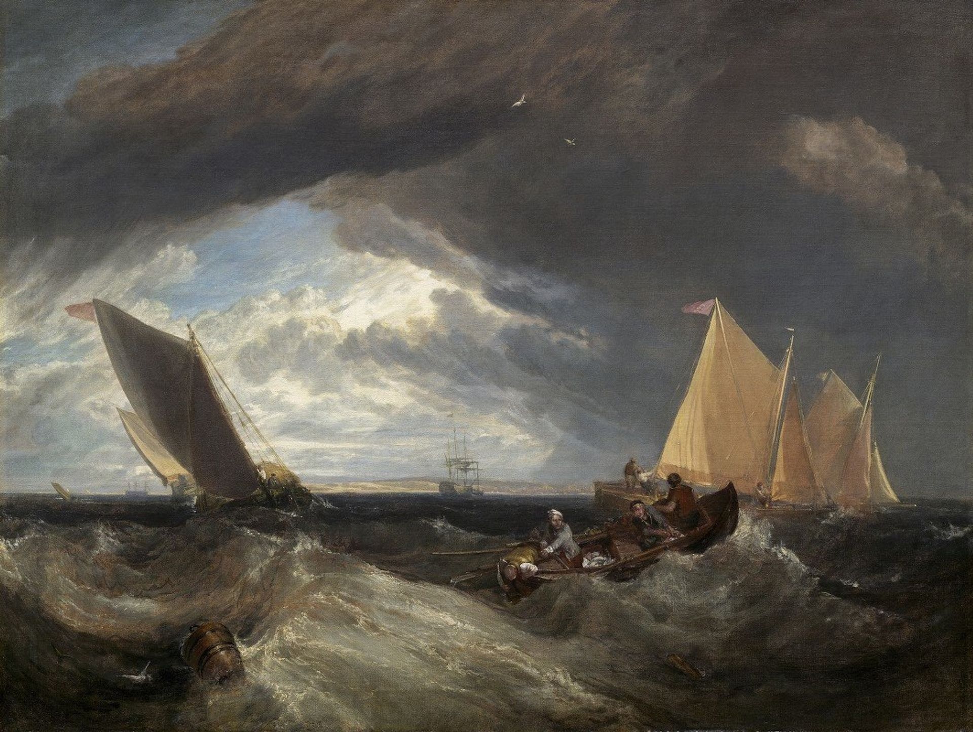 The Junction of the Thames and the Medway by Joseph Mallord William Turner