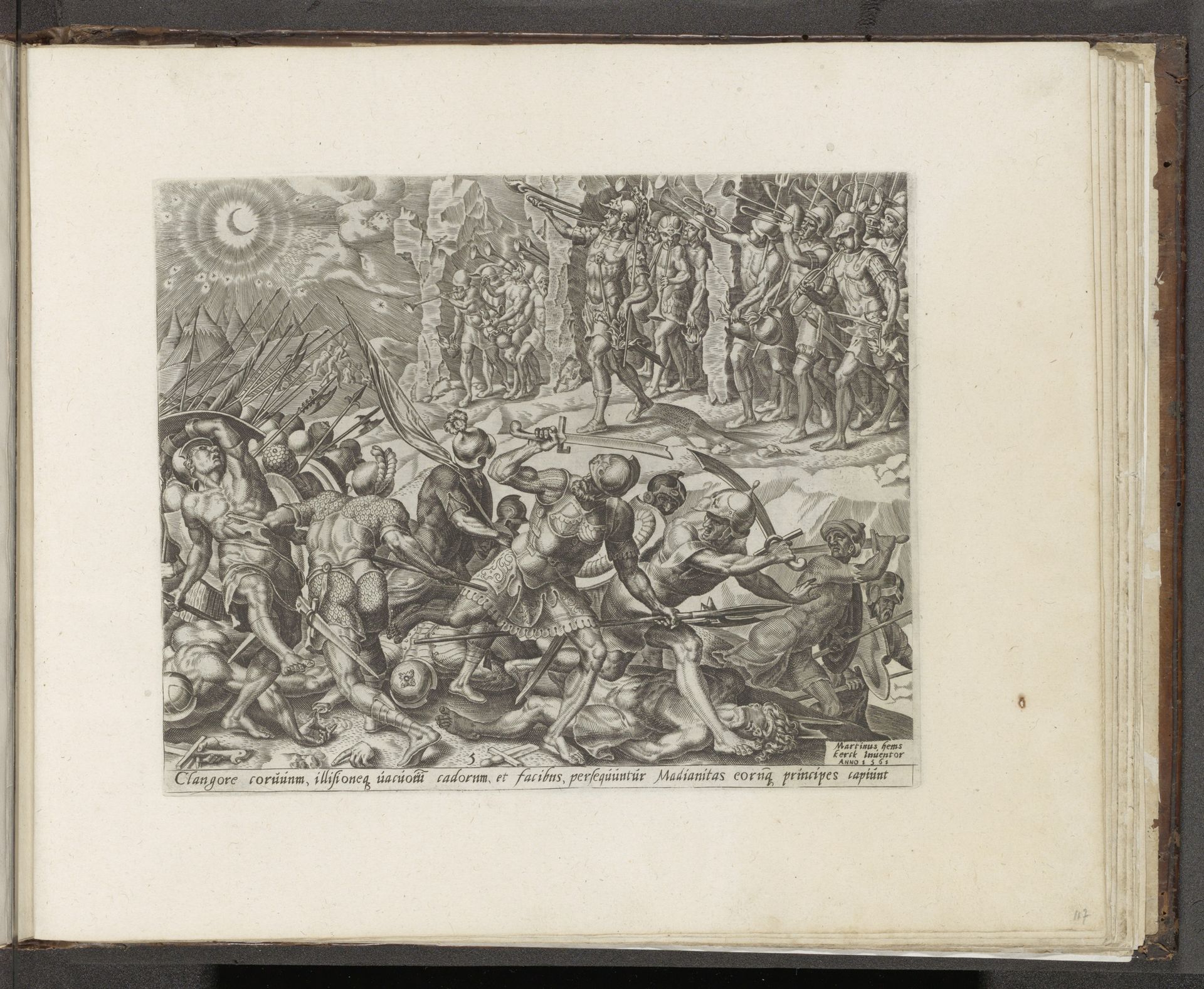 Gideon valt de Midjanieten aan by Anonymous
