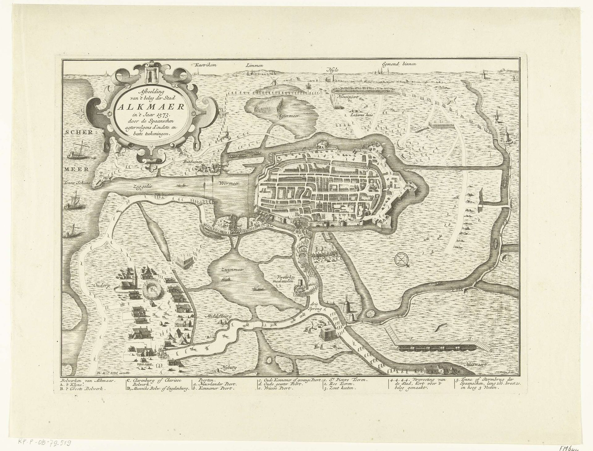 Beleg van Alkmaar, 1573 by Jan Caspar Philips