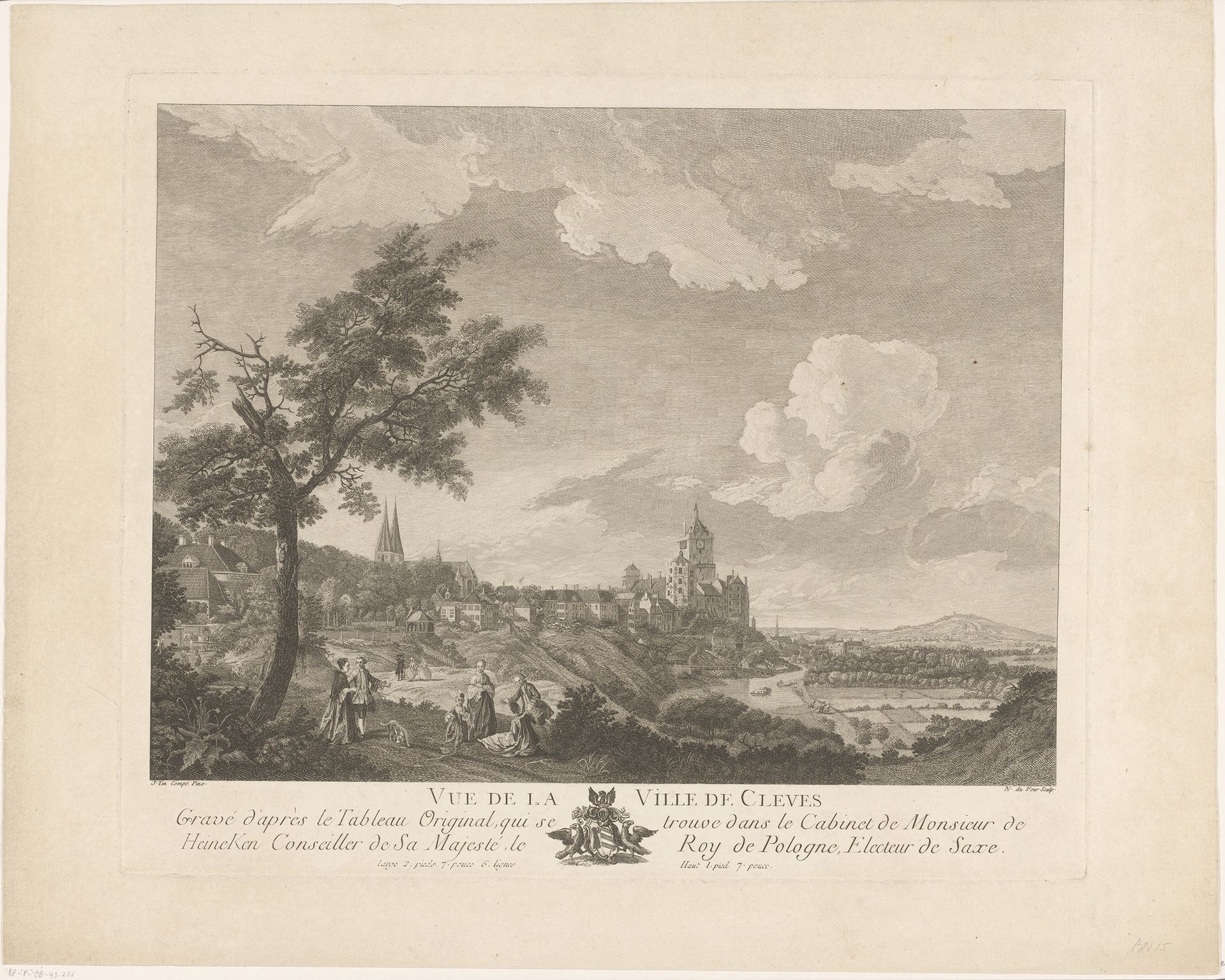 Zicht op Kleef by Nicolas Dufour