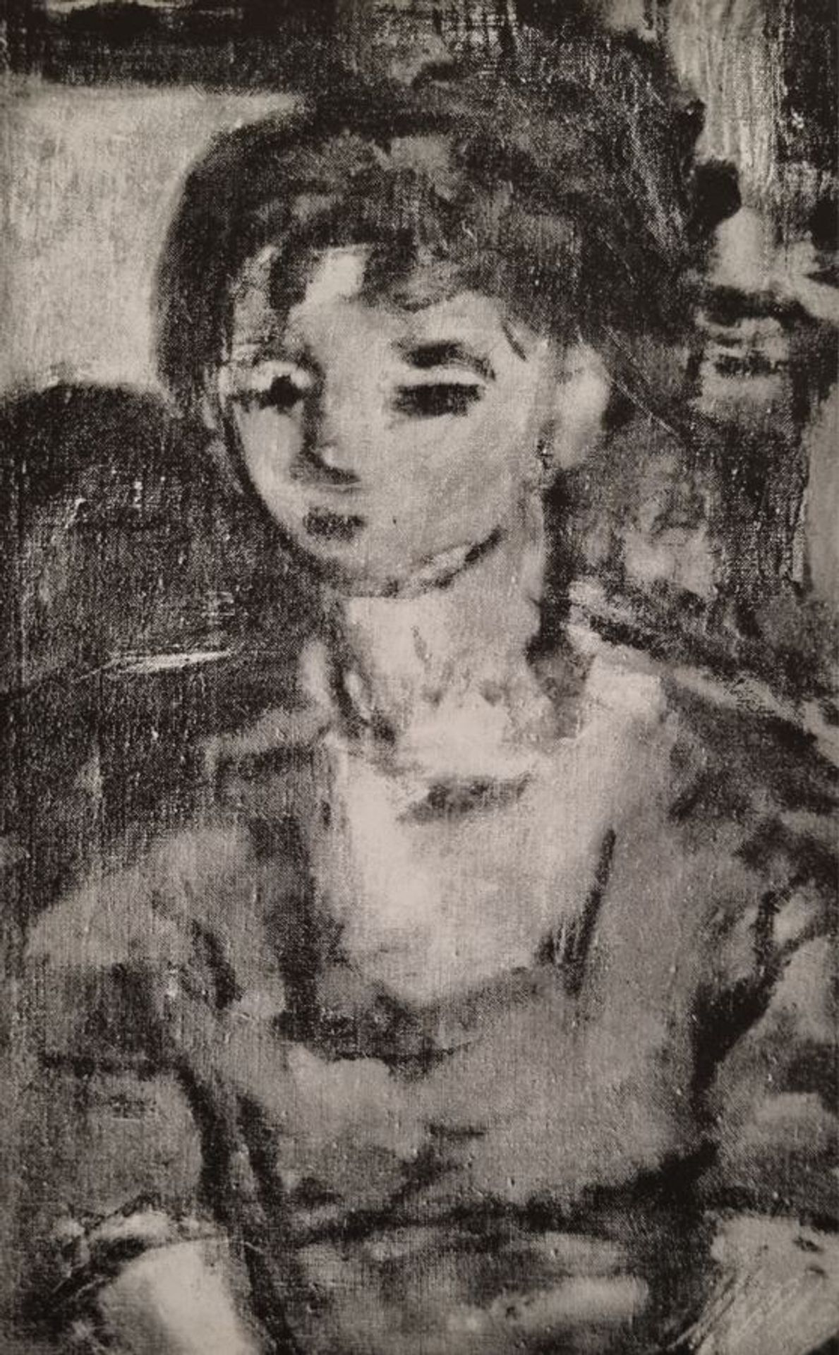 Czobel Bela Jenne En Bleu 1962 by Bela Czobel