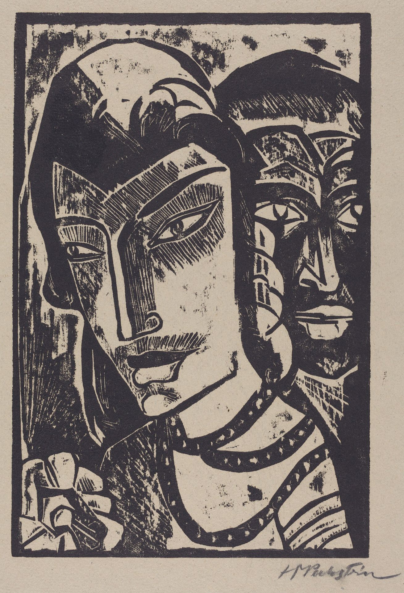 Exotic Pair by Max Pechstein