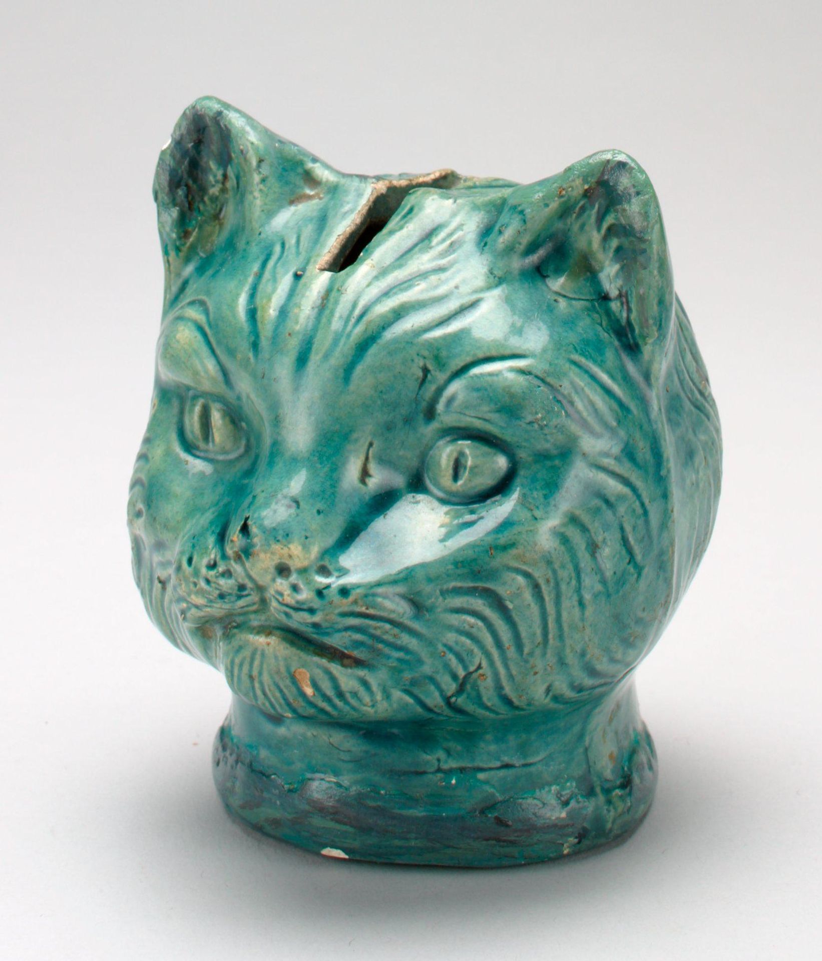 -Cat Head- still bank by Anonymous