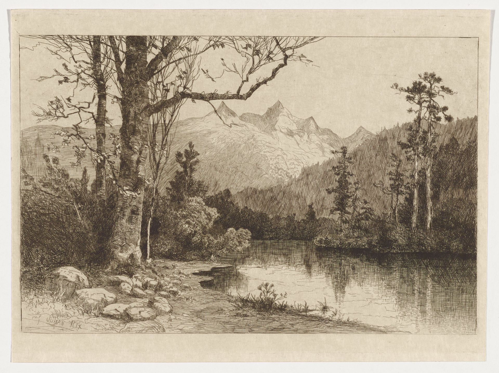 Trinity Peaks by Julian Walbridge Rix