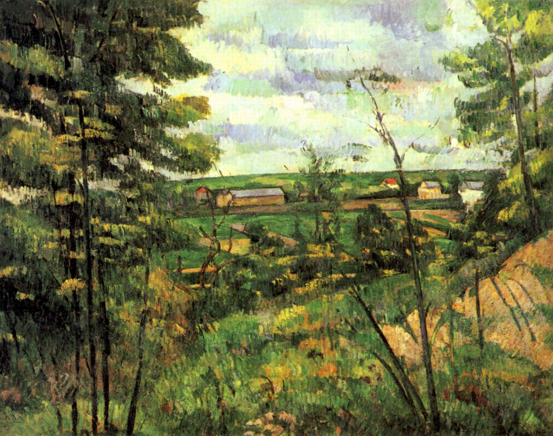 The valley of the Oise by Paul Cézanne