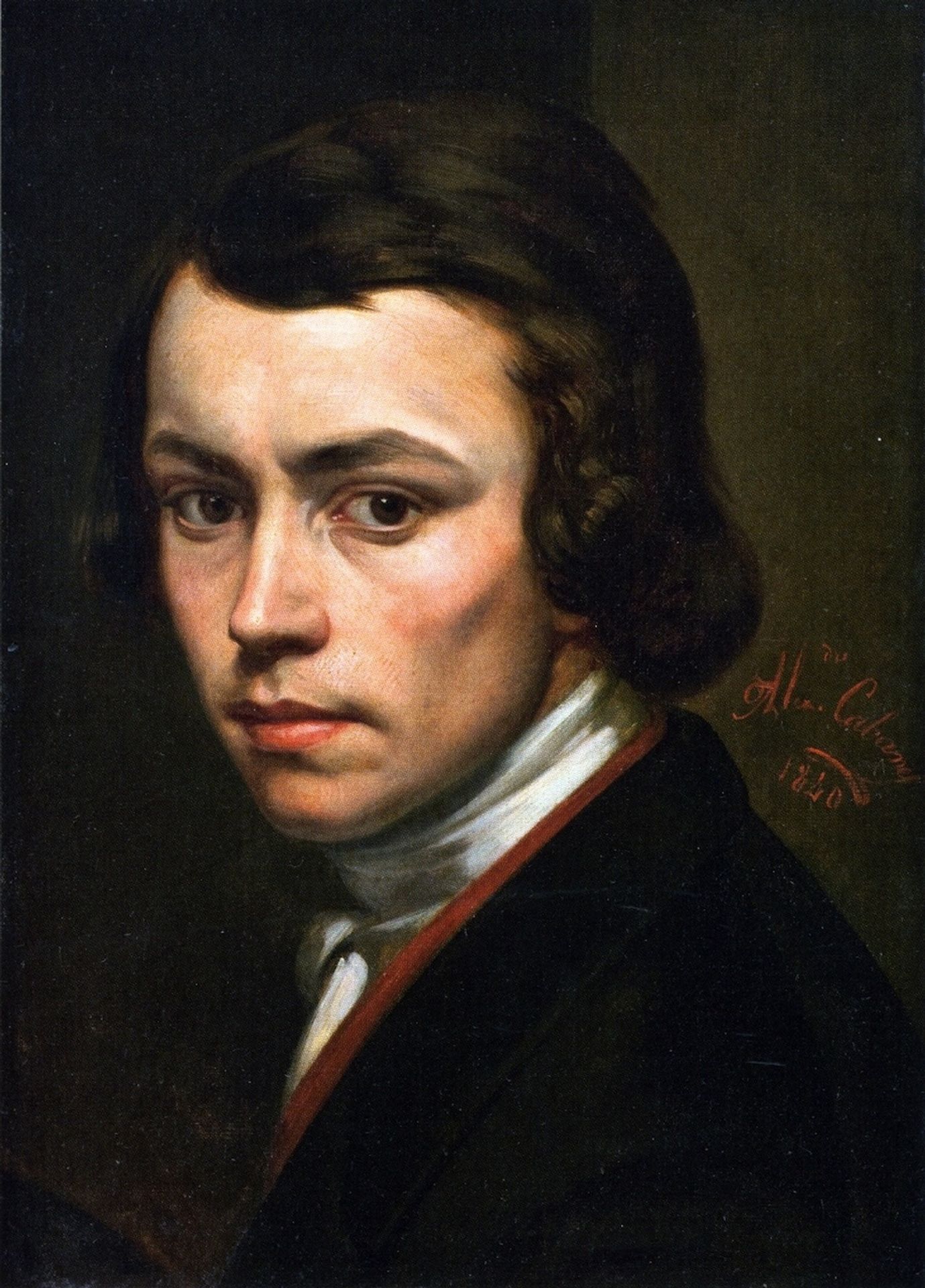 Self Portrait (aged 17) by Alexandre Cabanel