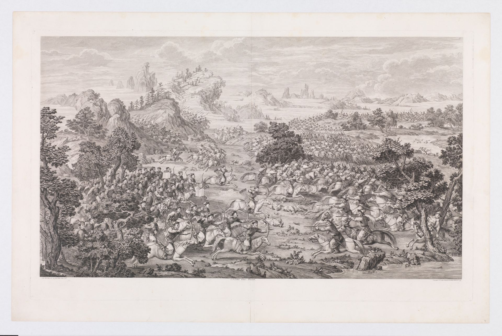 The Victory of Khorgos by Jacques Philippe Le Bas