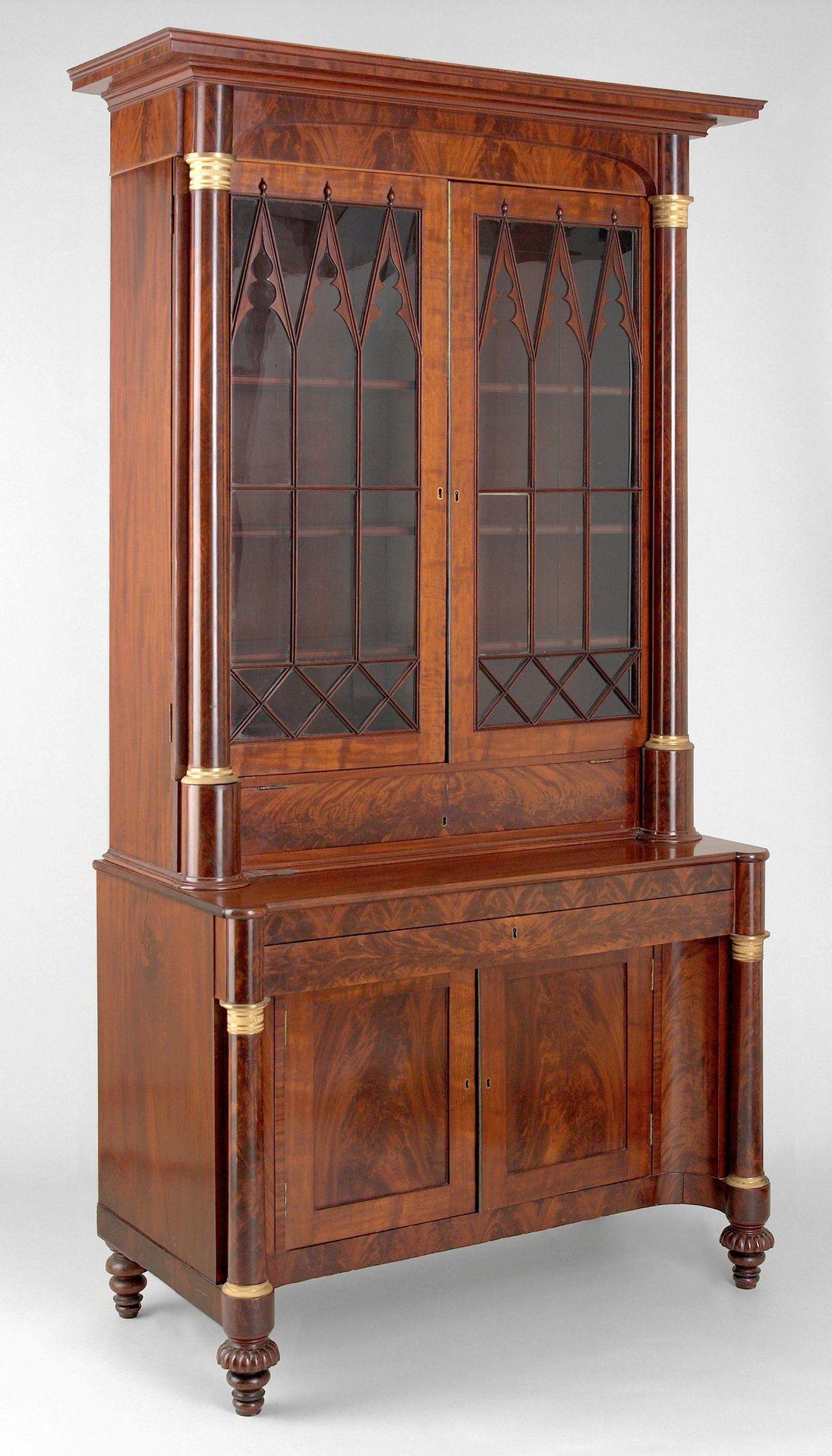 Desk and bookcase by Attributed to Meads and Alvord