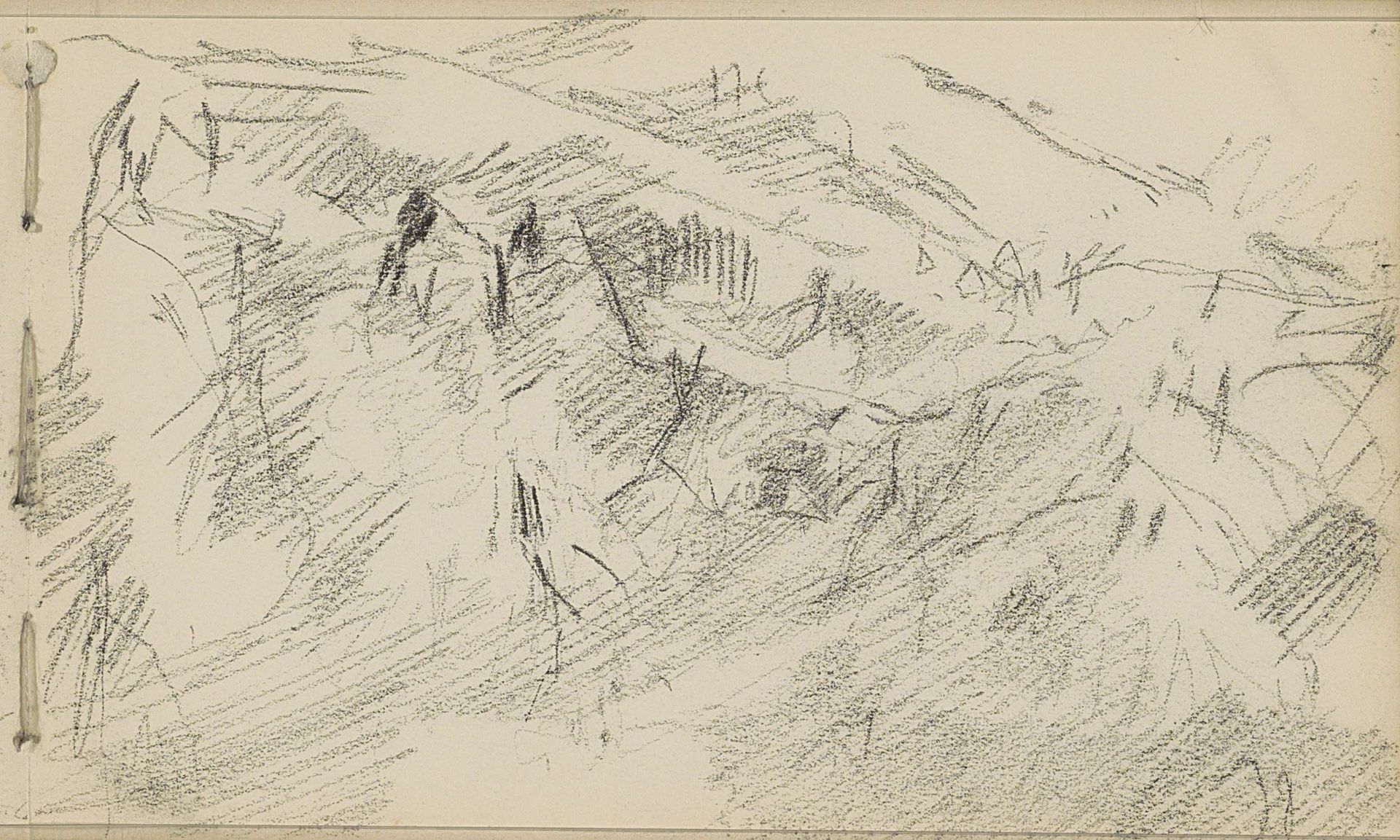 Landschap by Johan Antonie de Jonge