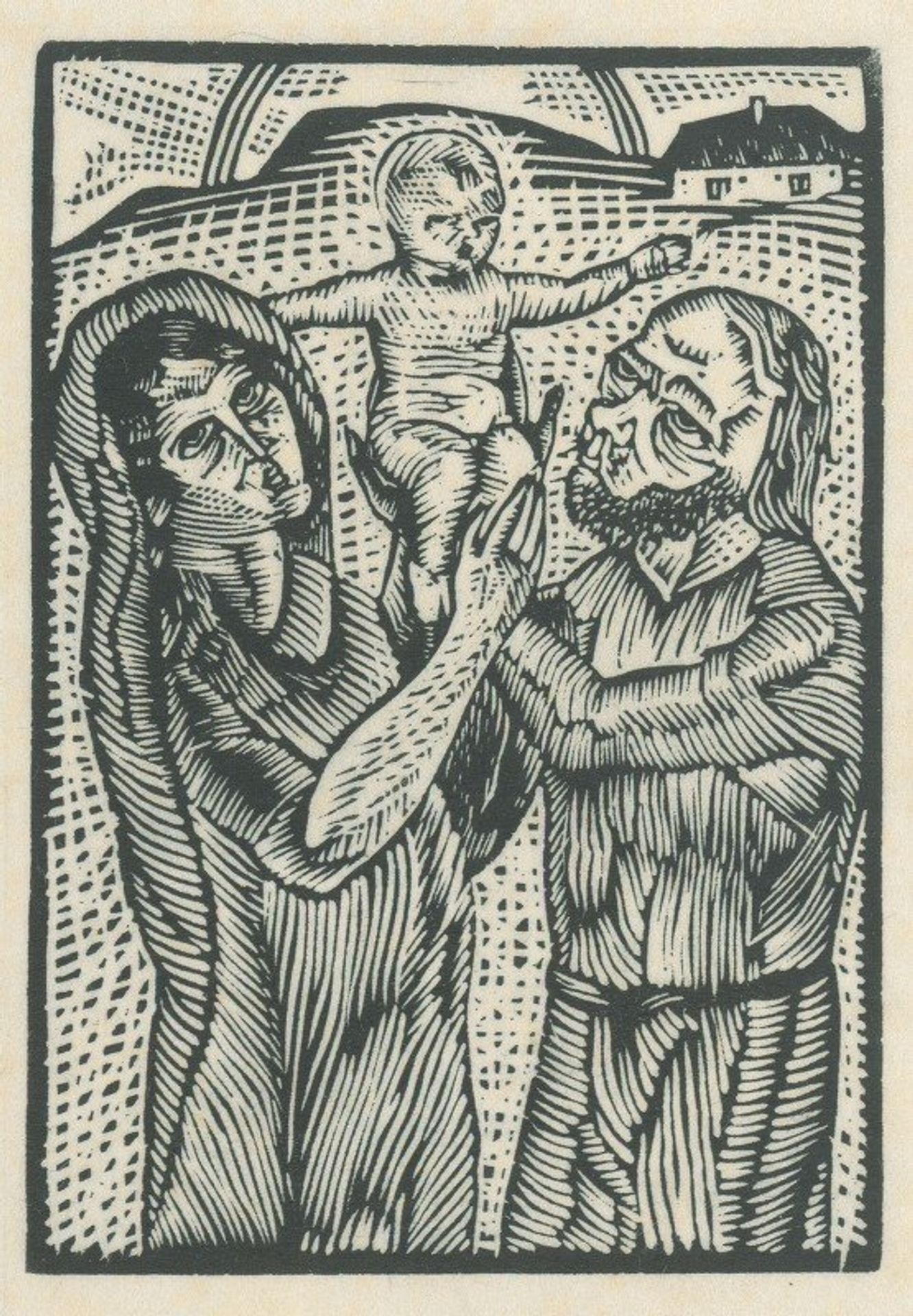 Holy family by Mikuláš Galanda