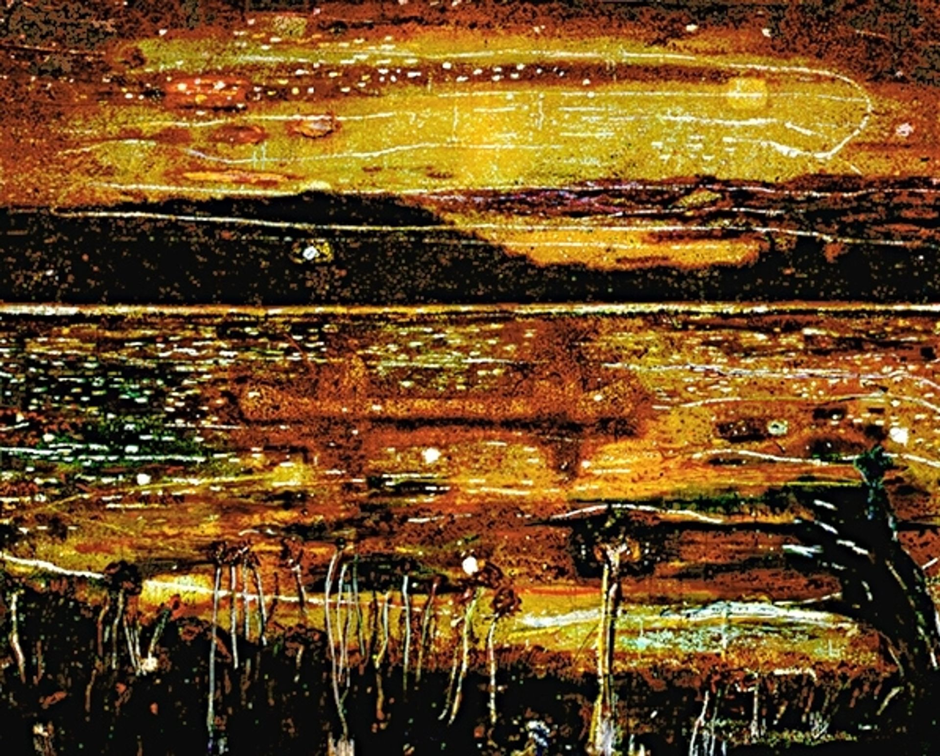 Night Fishing by Peter Doig