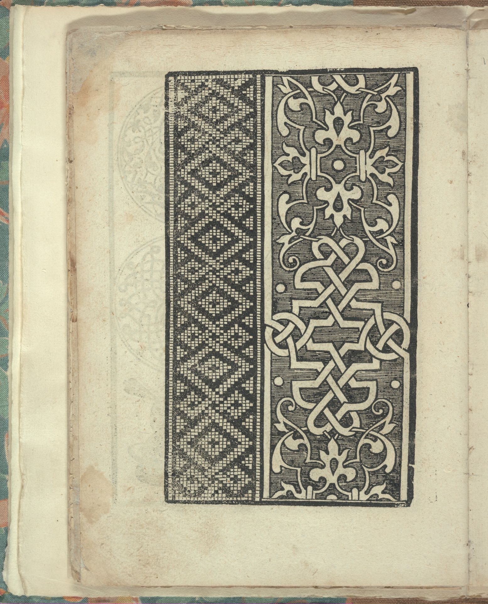 Opera Nova Universali intitulata Corona di racammi, page 28 (verso) by Giovanni Andrea Vavassore