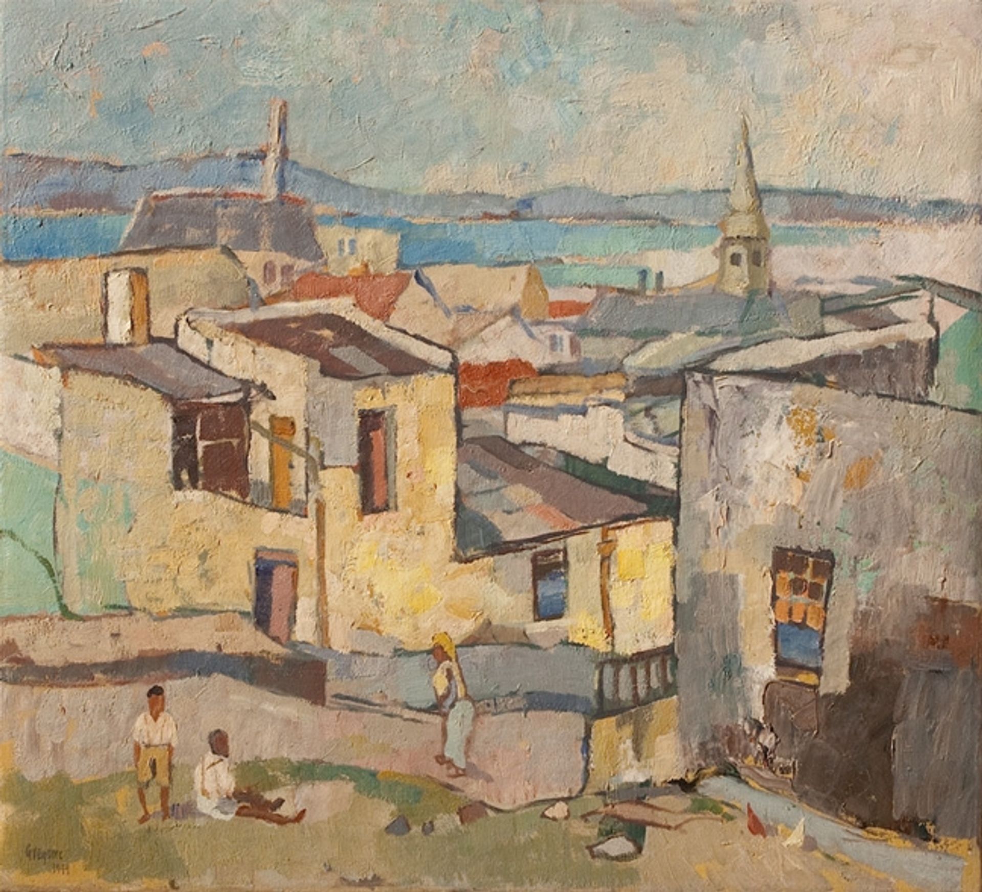 View of Table Bay, Bo-Kaap by Gregoire Boonzaier