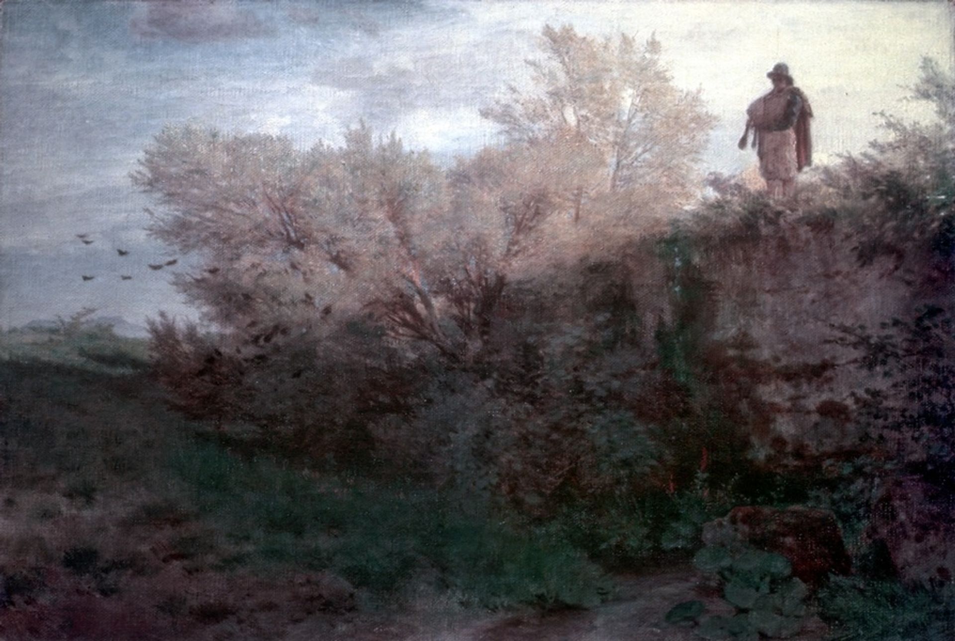 The Bagpiper by Arnold Böcklin