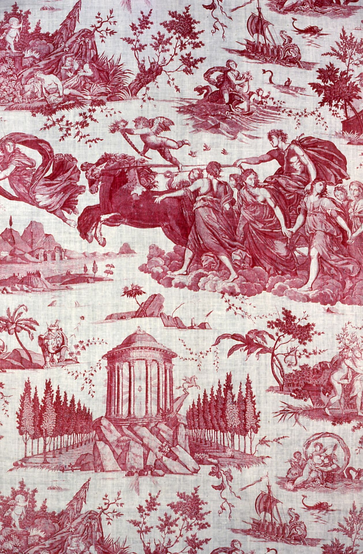 Le Char de l'Aurore (The Chariot of Dawn) (Furnishing Fabric) by Guido Reni